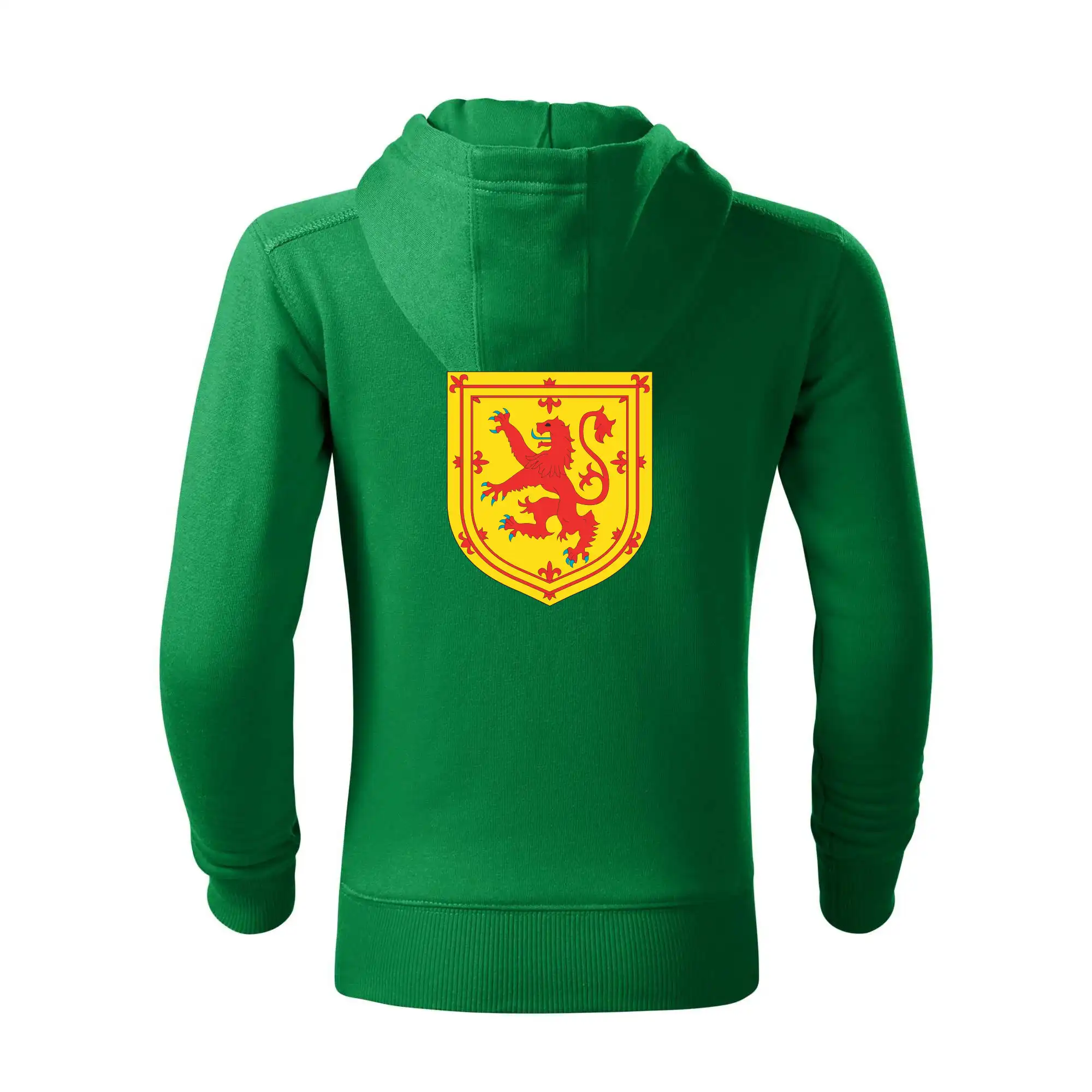 Skotský lev na hrudi