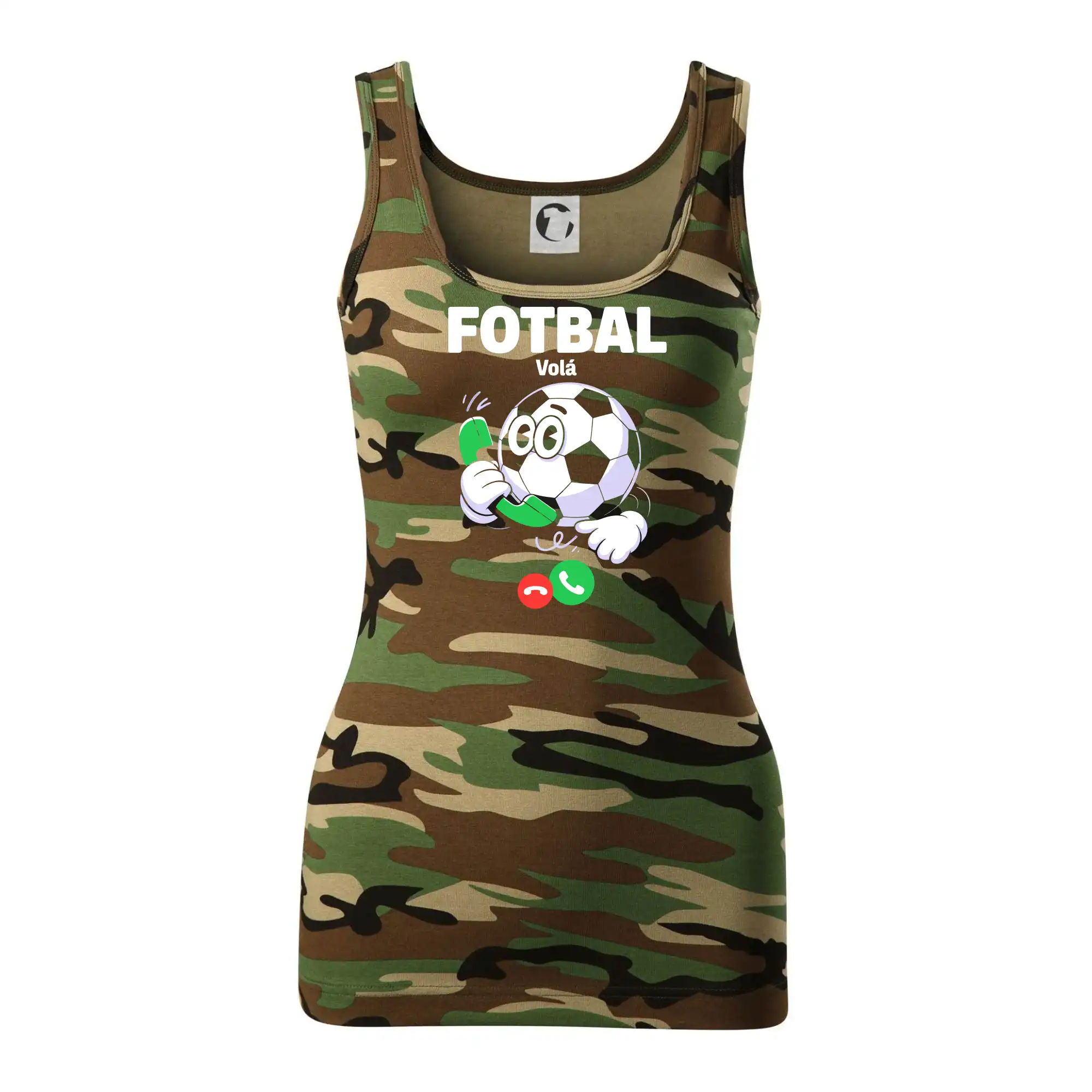 Karikatura fotbal volá