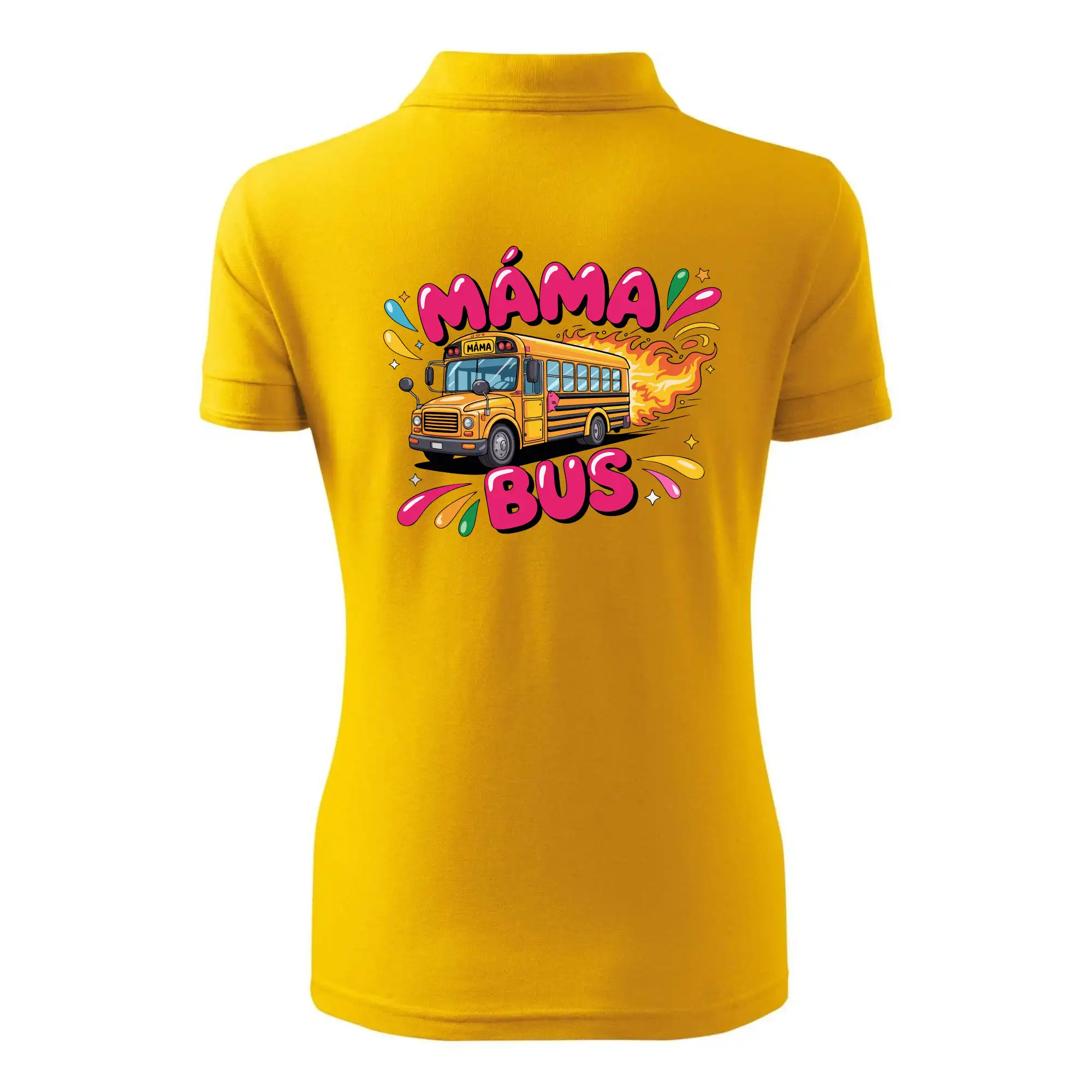 Máma bus - žlutý autobus