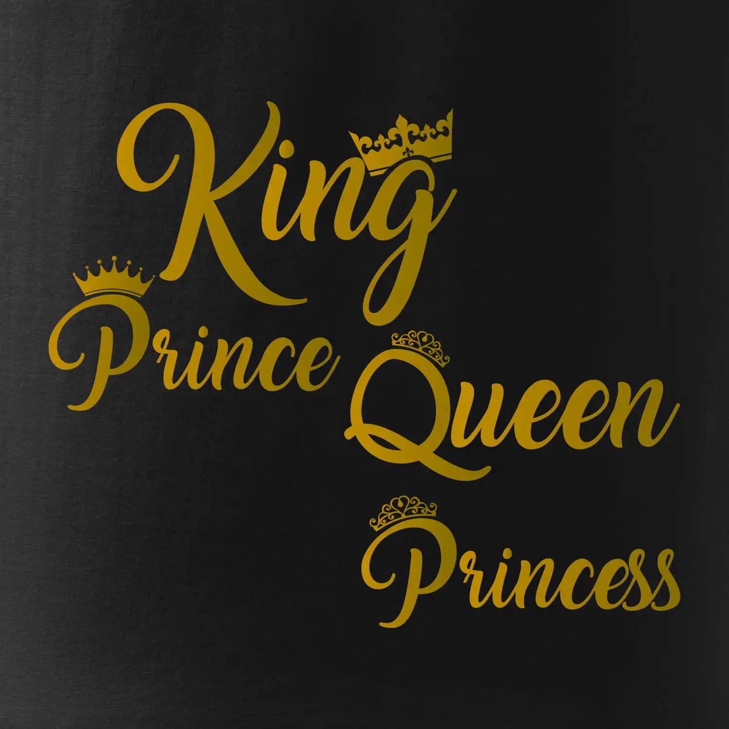 King Queen Rodinná zlatá