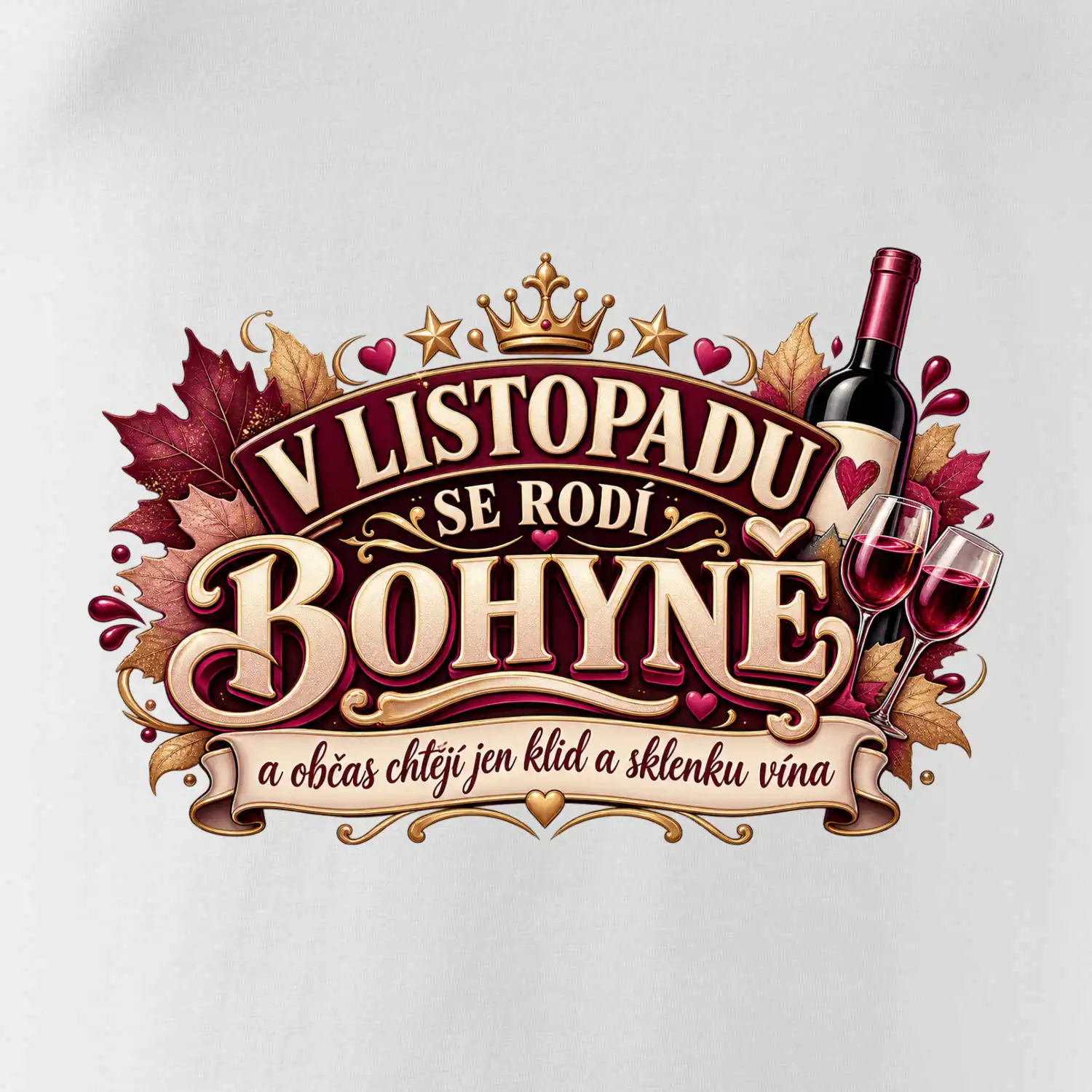 V listopadu se rodí bohyně vína
