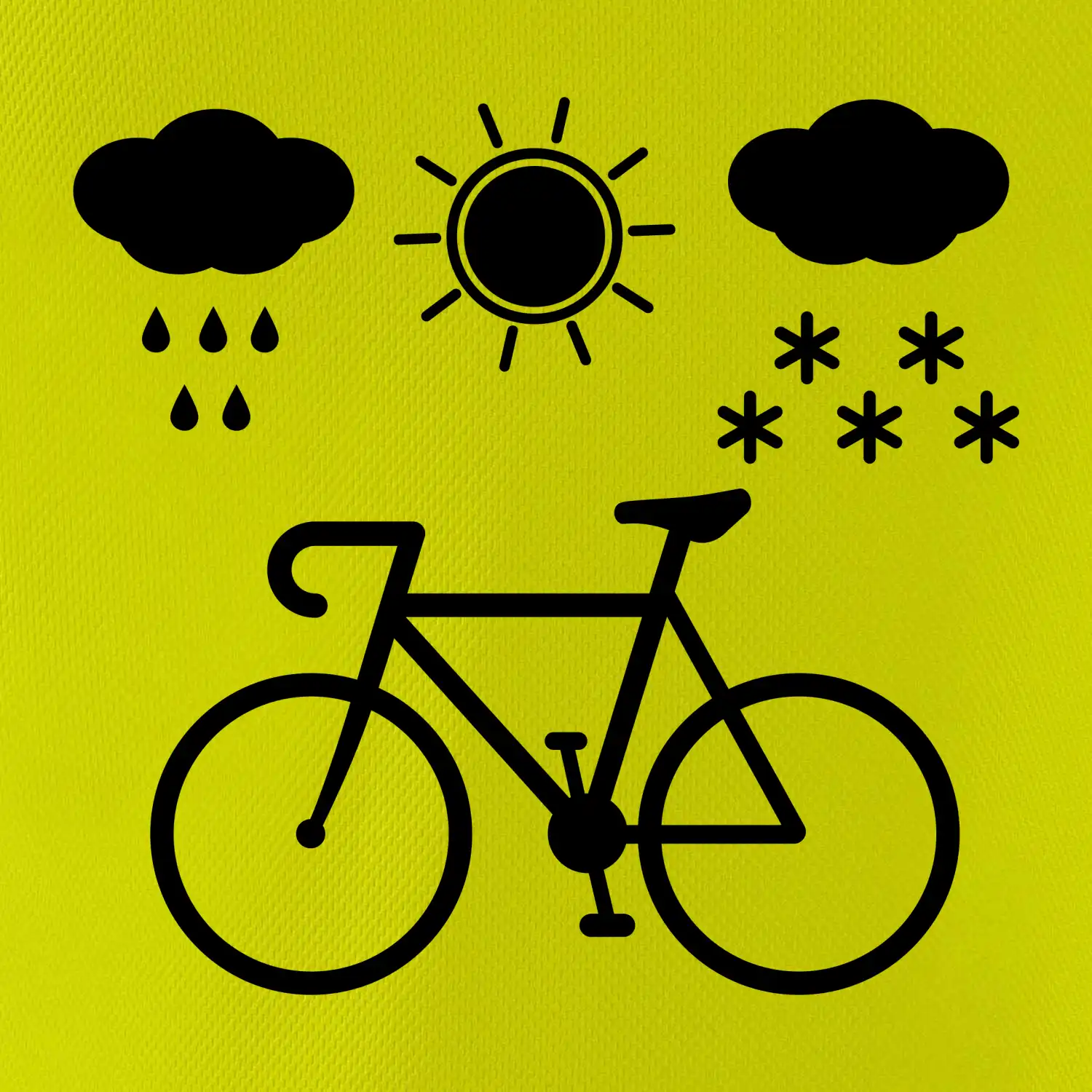 Cyklista za každého počasí