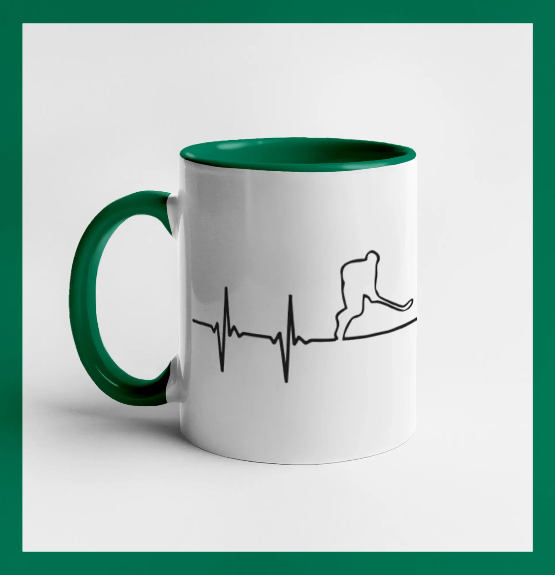 Hokejový hráč EKG