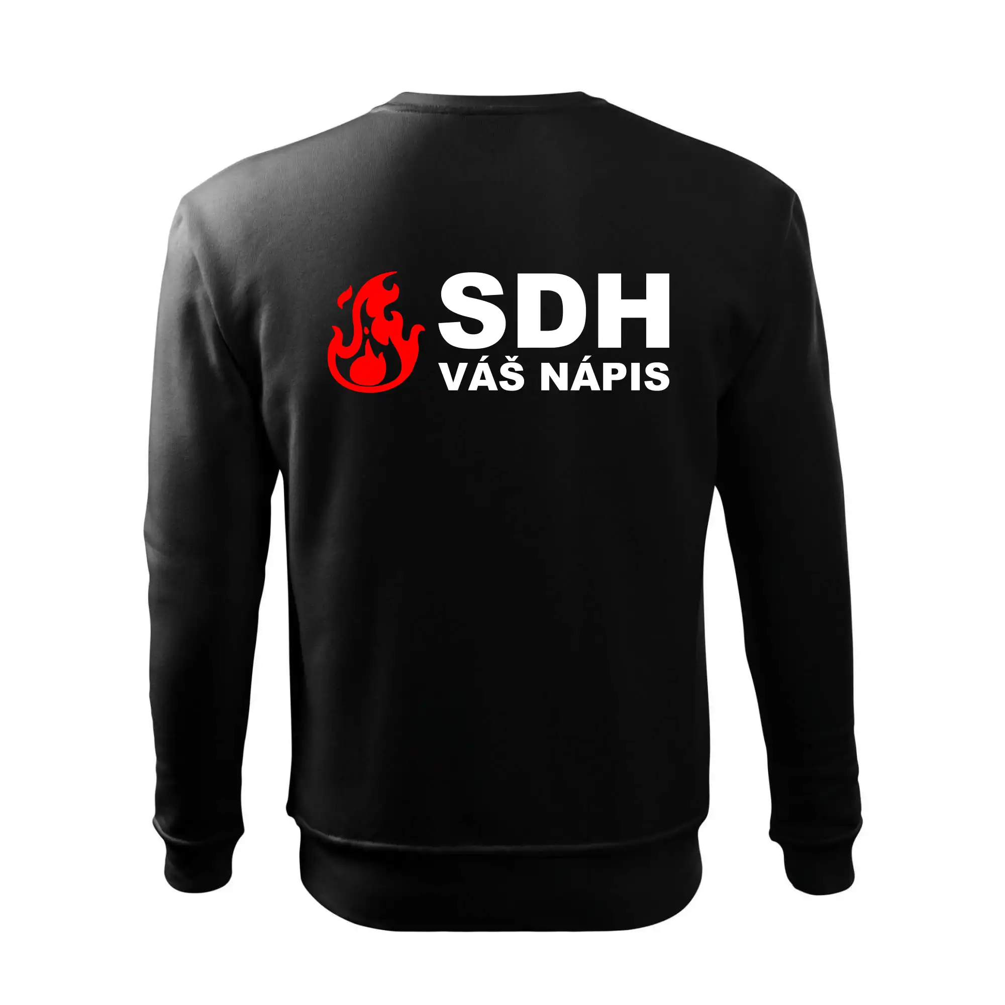 SDH nápis (oheň, firesport, název sboru - vlastní nápis)