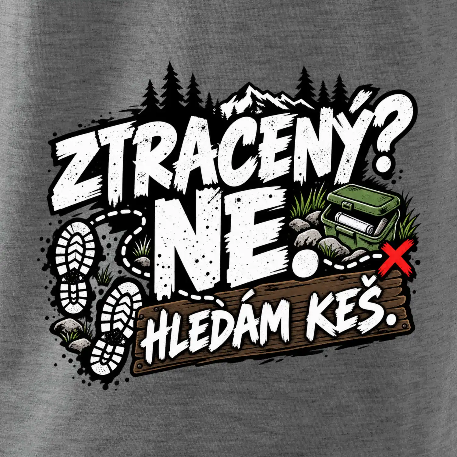 Ztracený ne hledám keš otisky bot