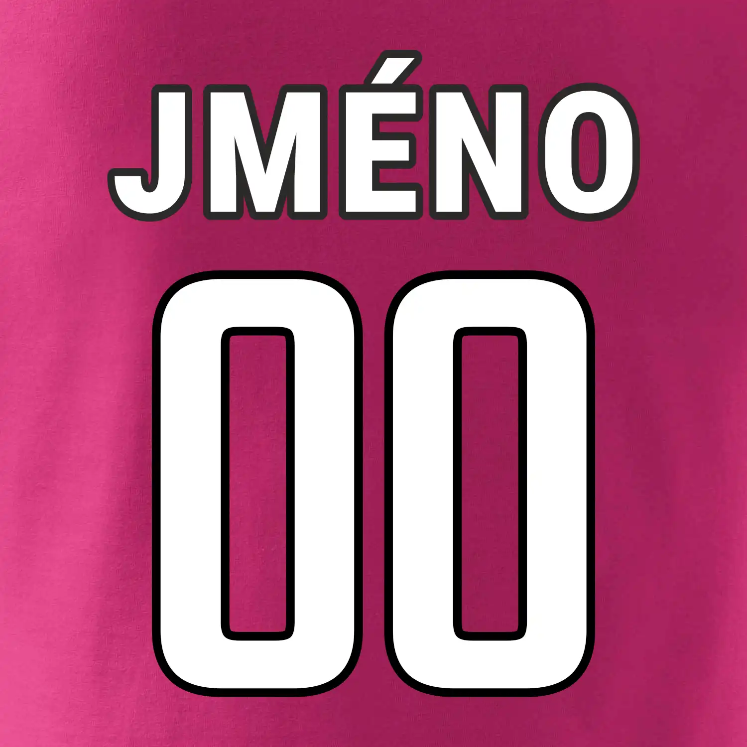 Florbalový  dres - vlastní jméno a číslo