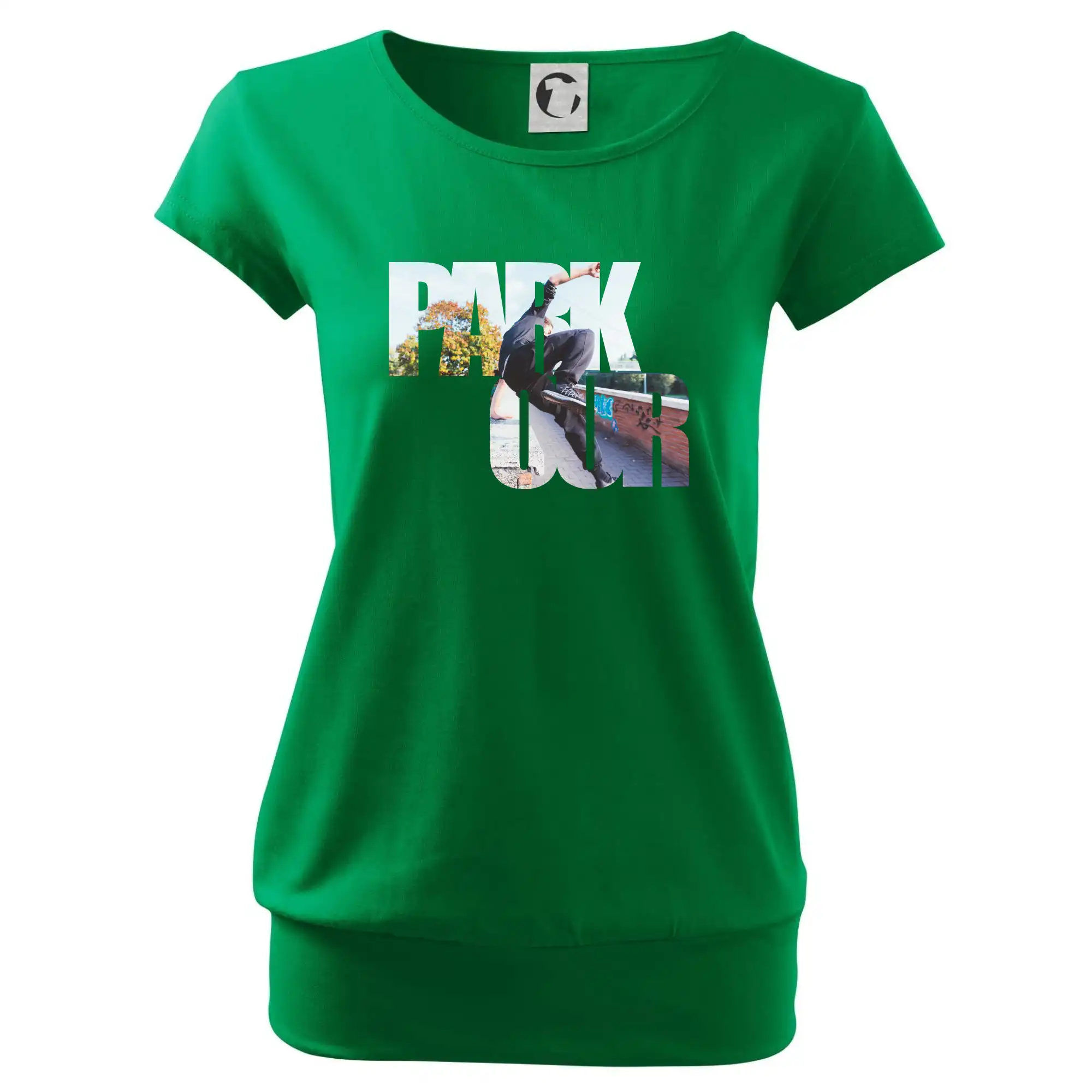 Parkour nápis ve městě