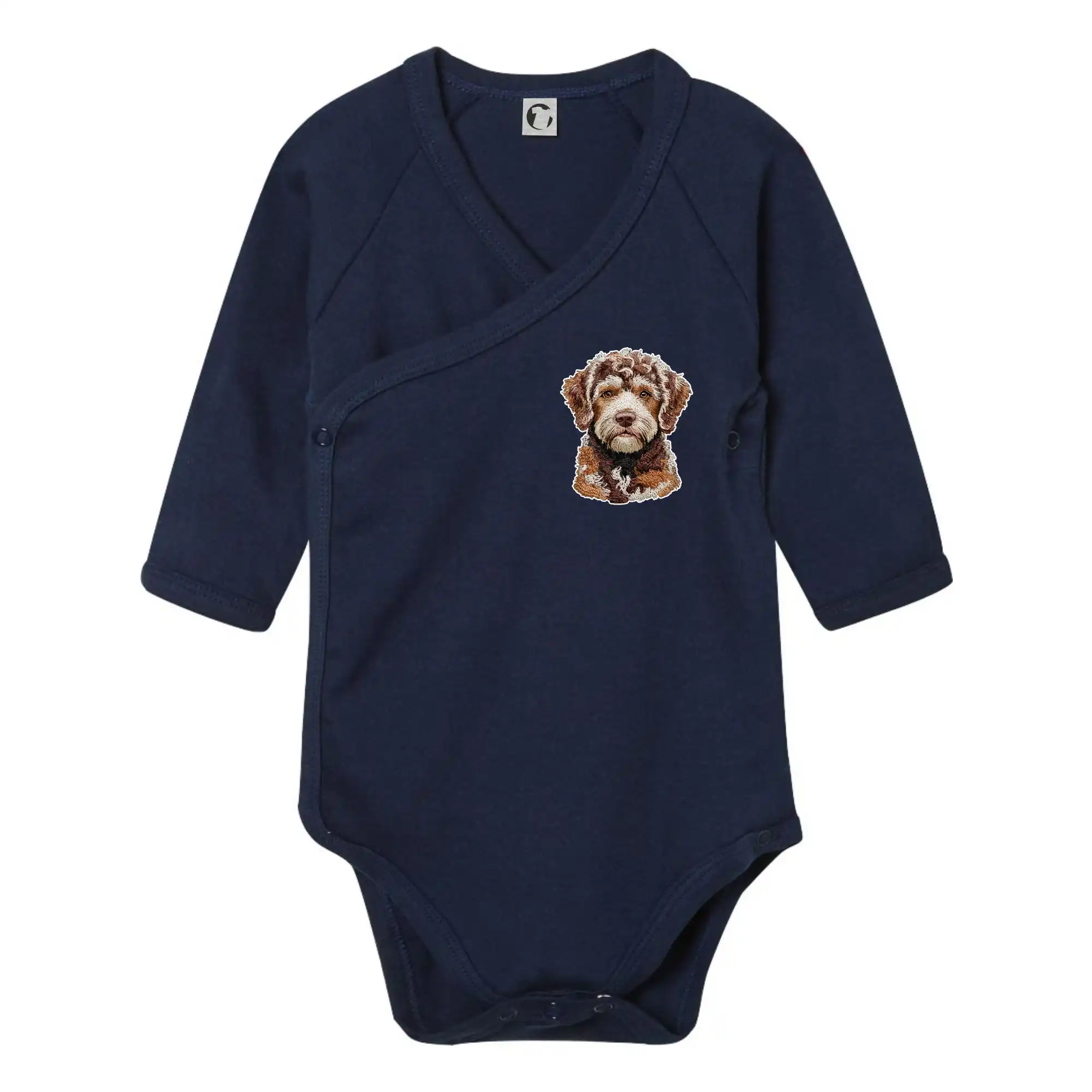 Lagotto romagnolo vyšívaná hlava na prsu