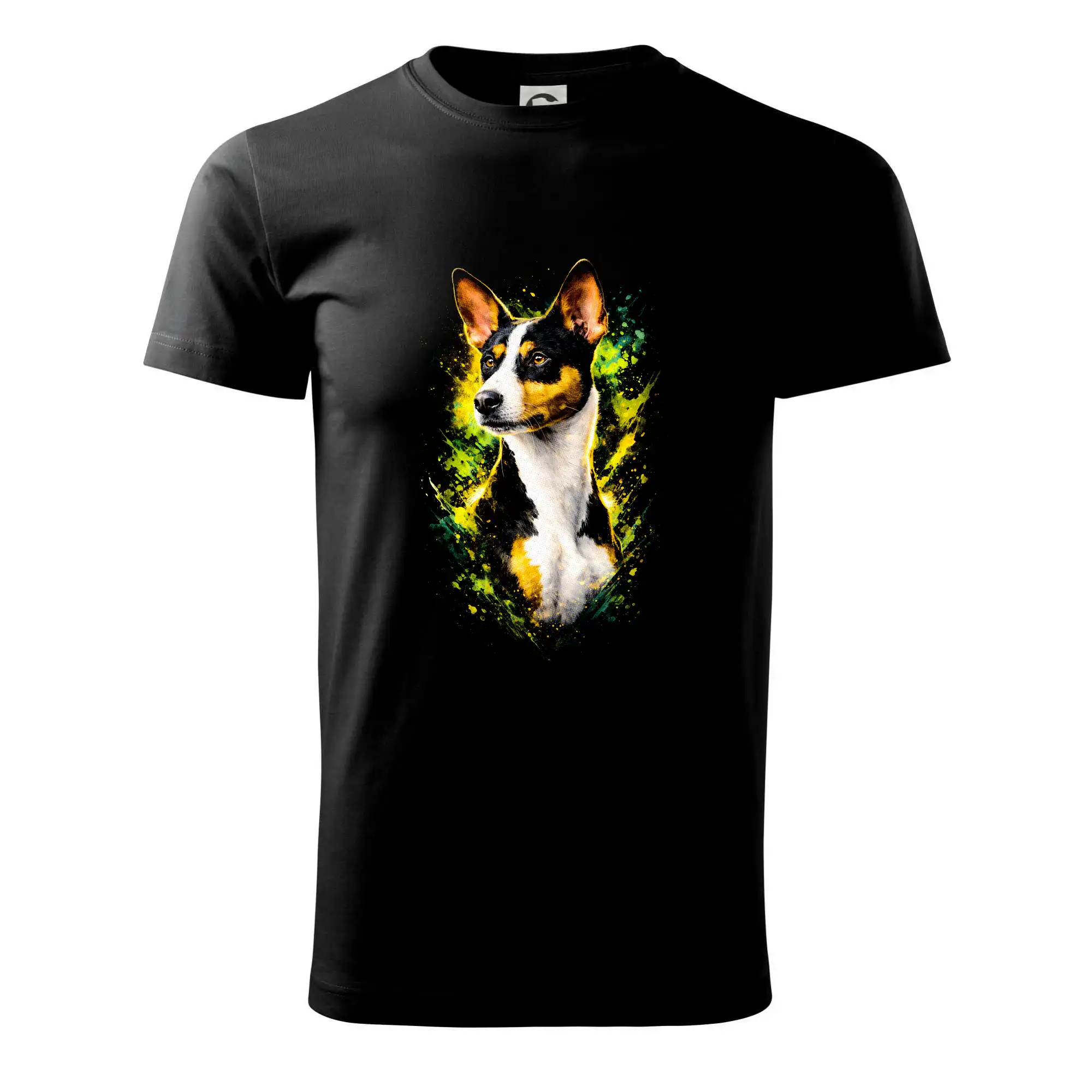 Obrázek polotón Basenji hlava