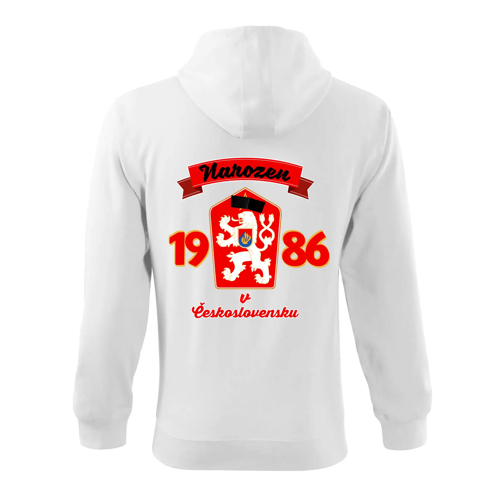 Narozen v Československu - Přelepený znak 1986