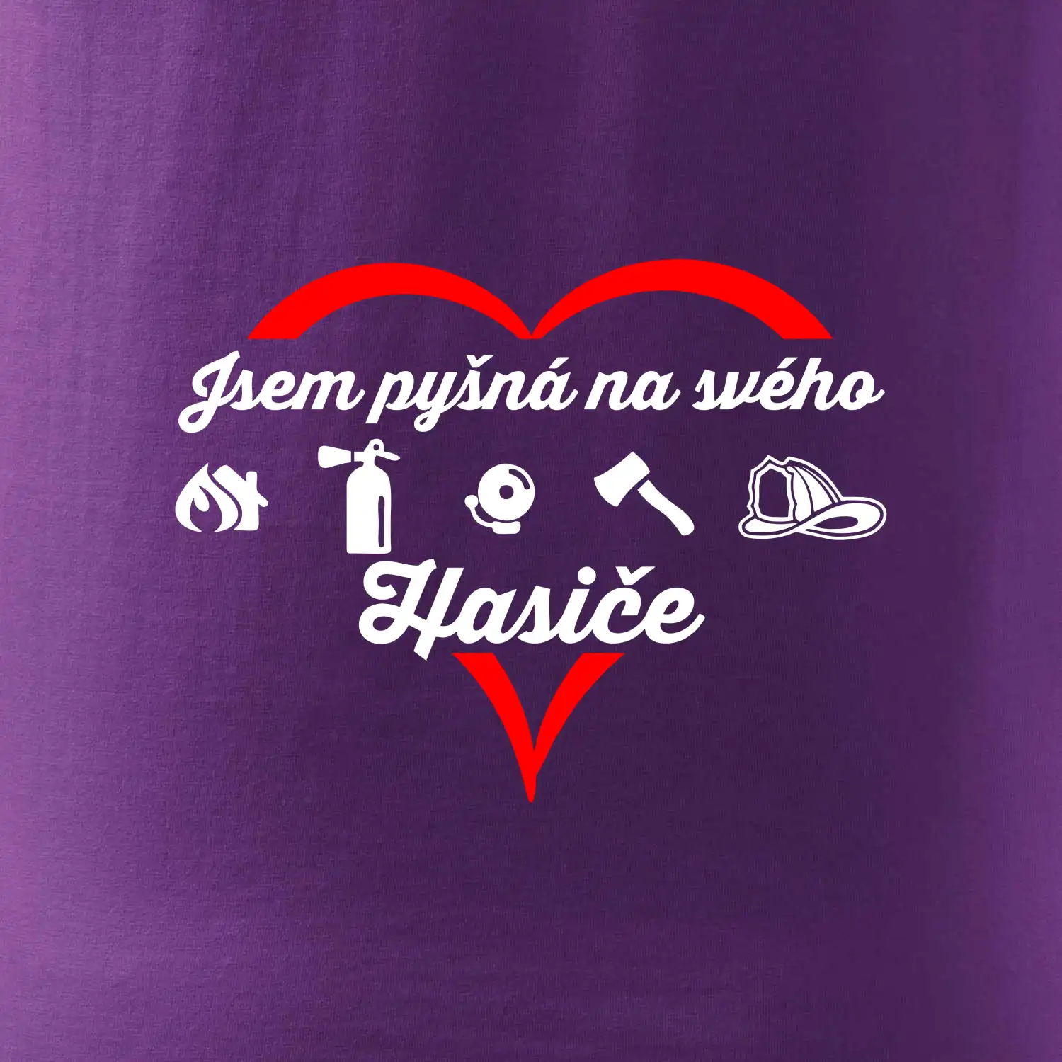 Jsem pyšná na svého hasiče