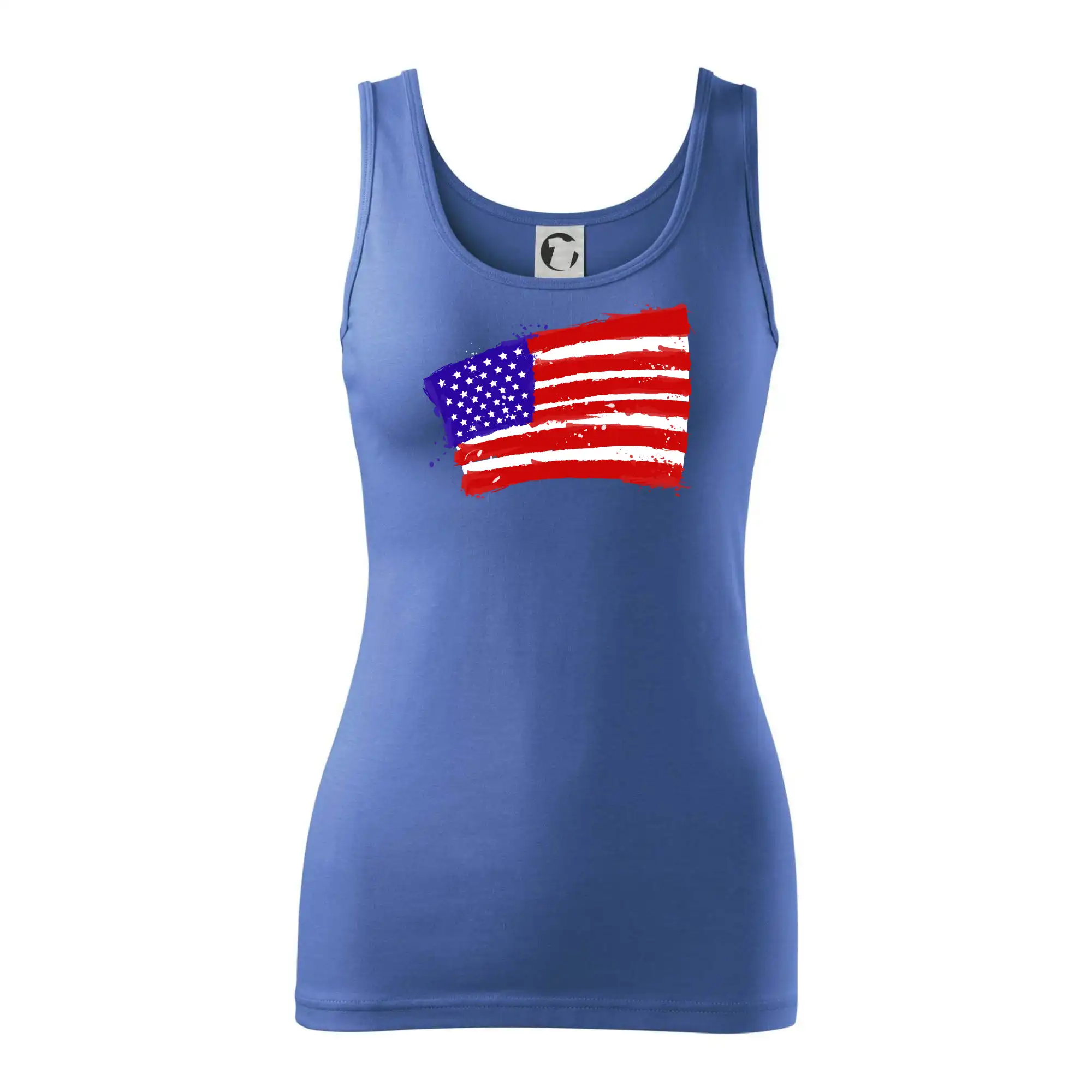 Americká vlajka ohnutá