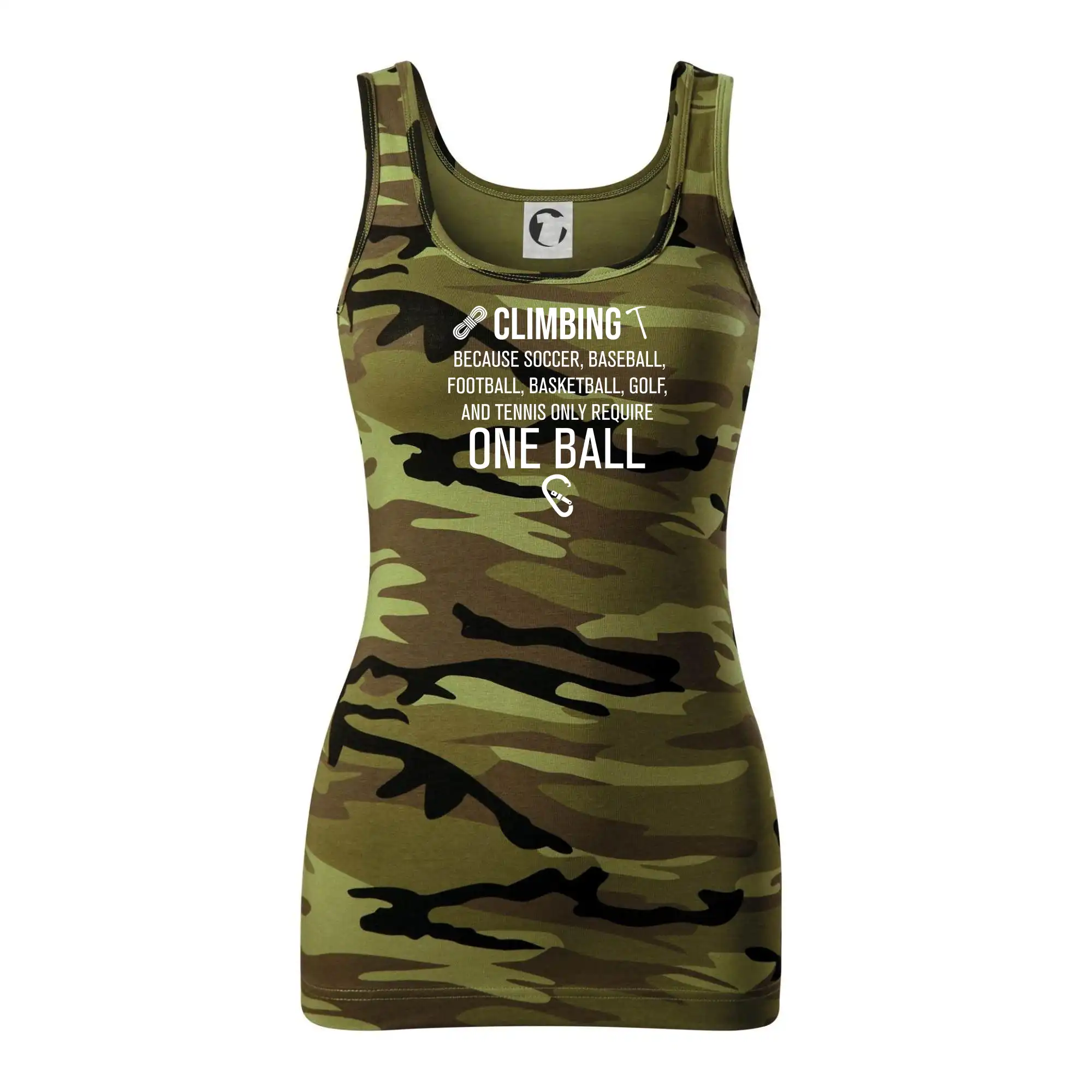 Climbing beacause one ball