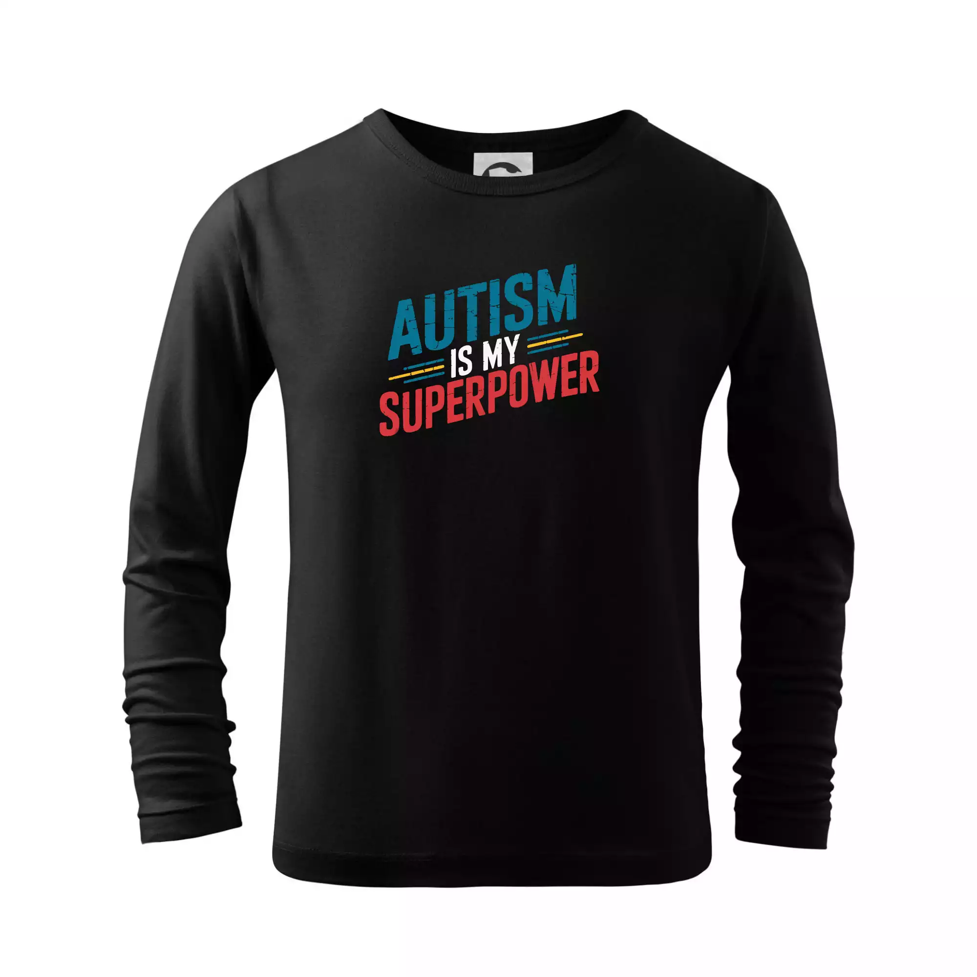 Šikmý nápis Autism is my superpower