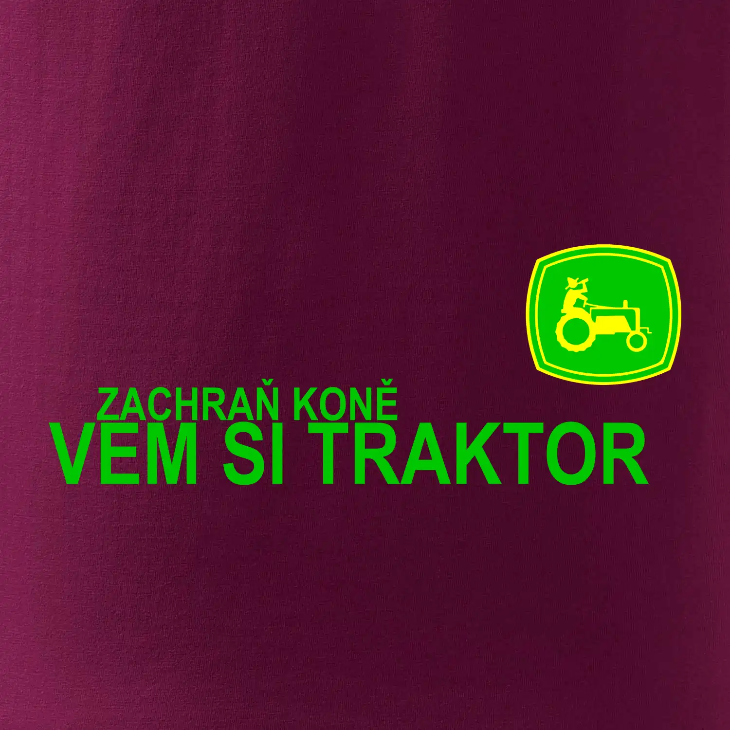Zachraň koně, vem si traktor!