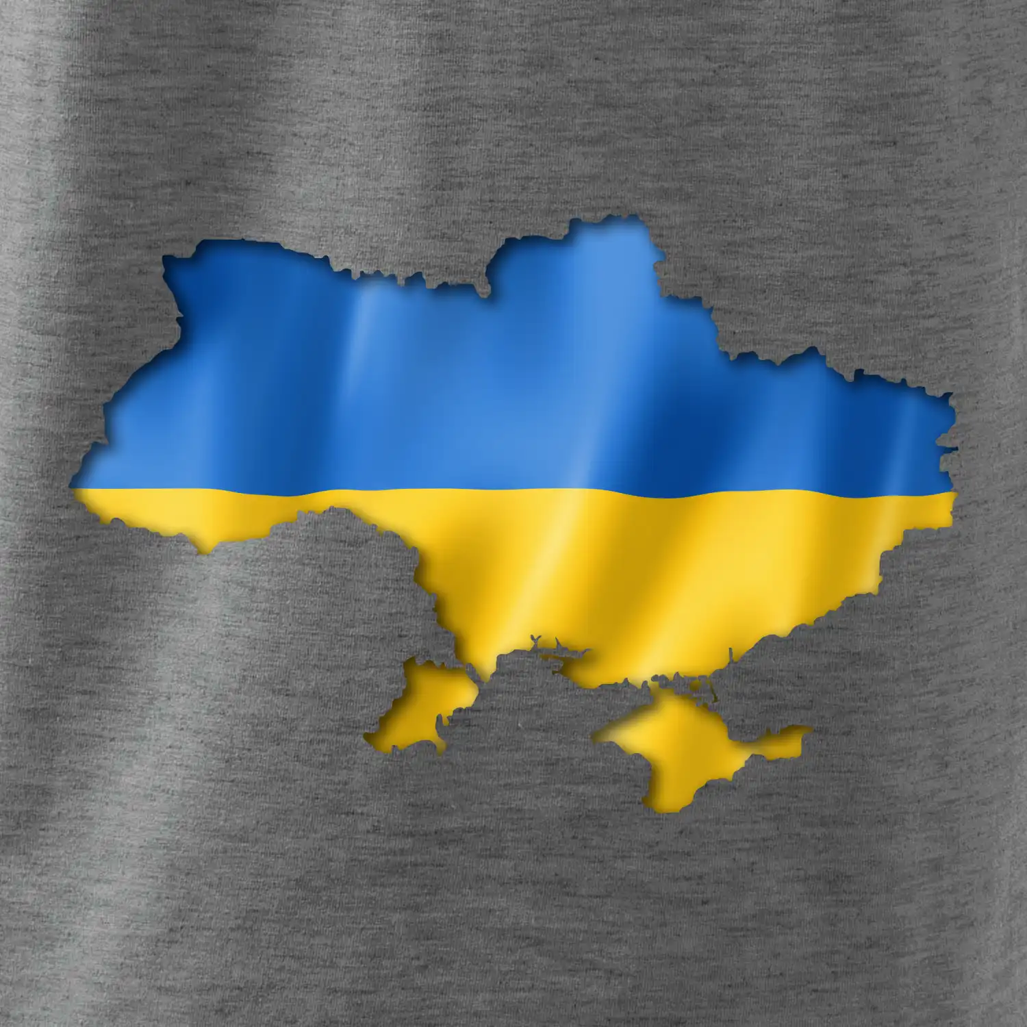 Ukrajina vlajka mapa