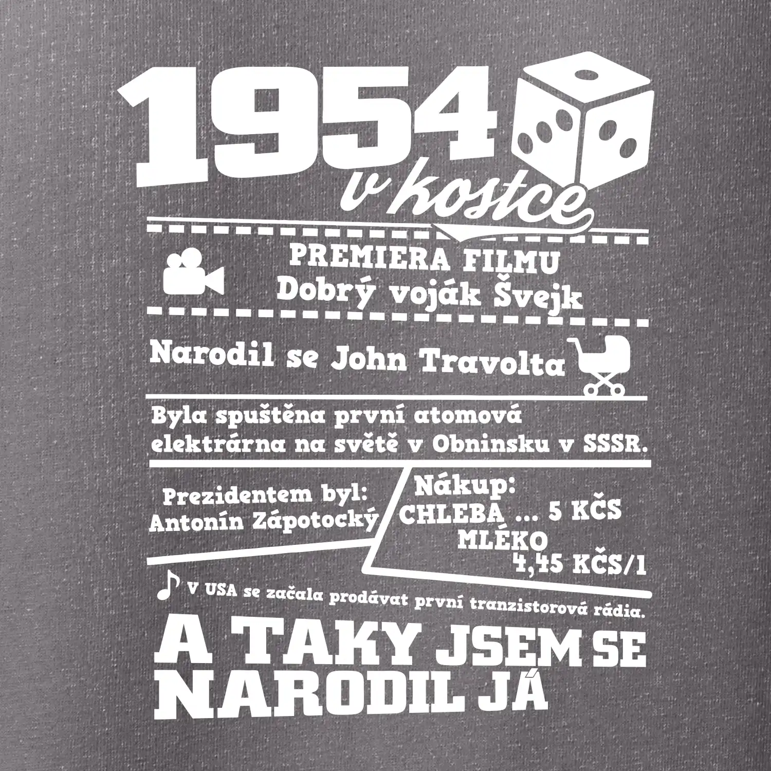1954 v kostce