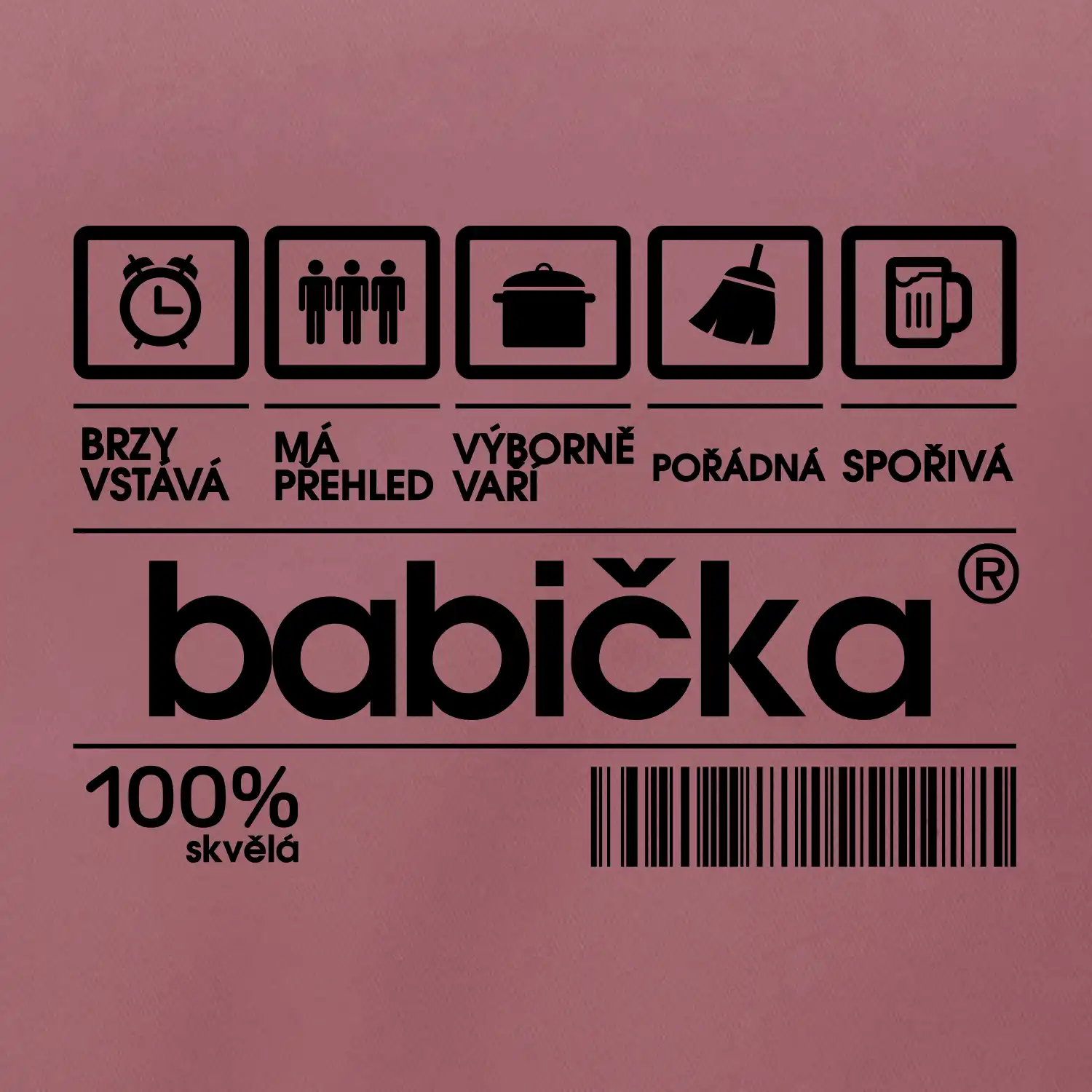 Čárový kód babička