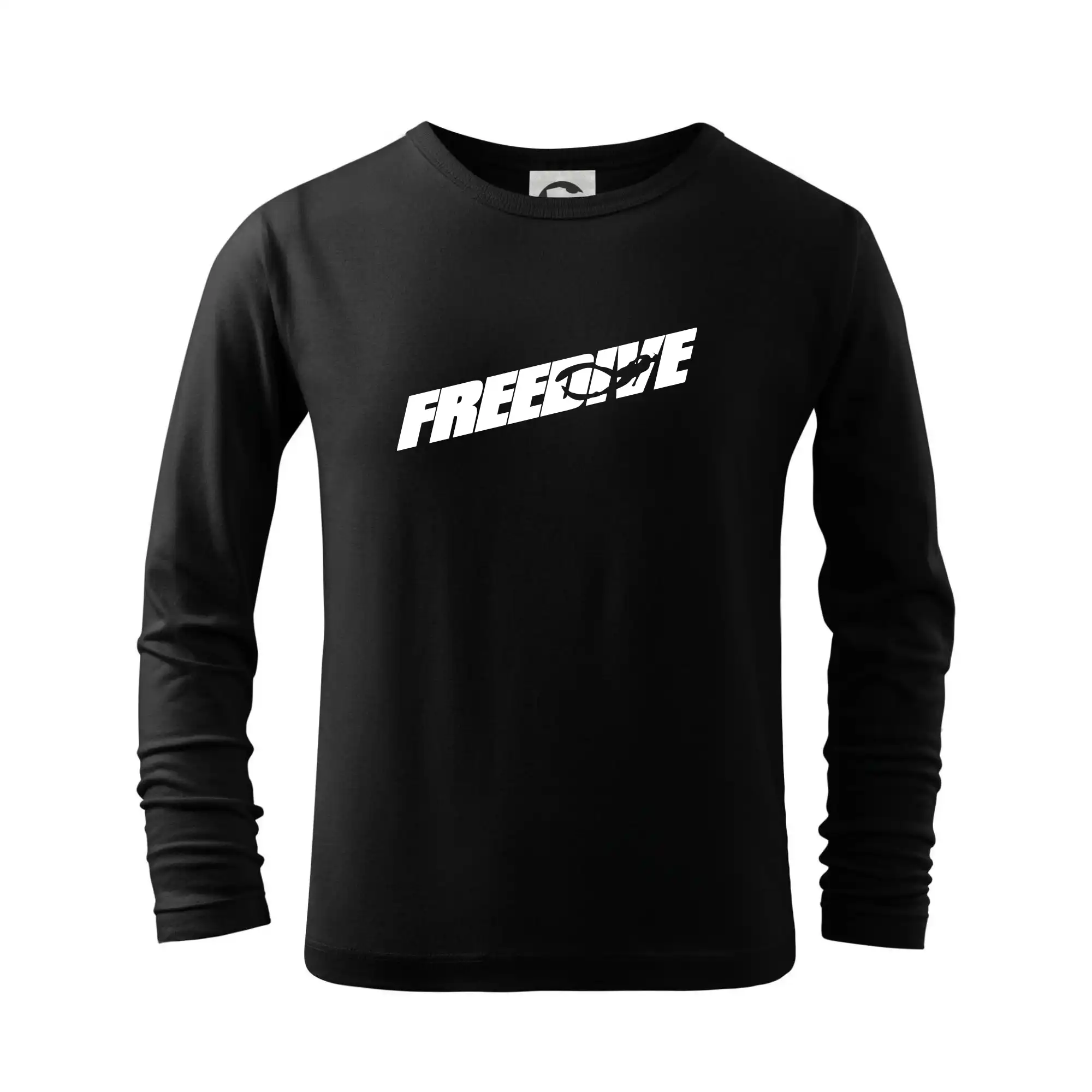 Freedive - nápis s potápěčem