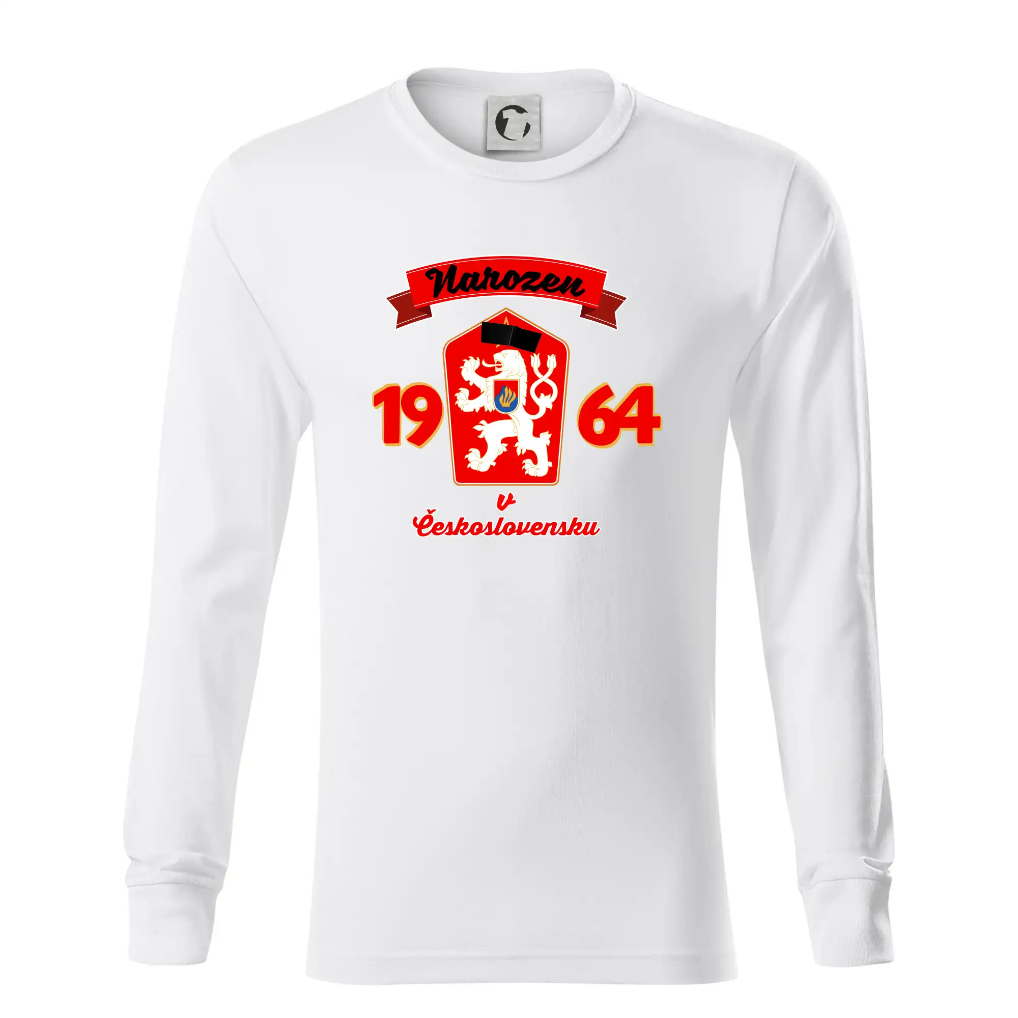 Narozen v Československu - Přelepený znak 1964