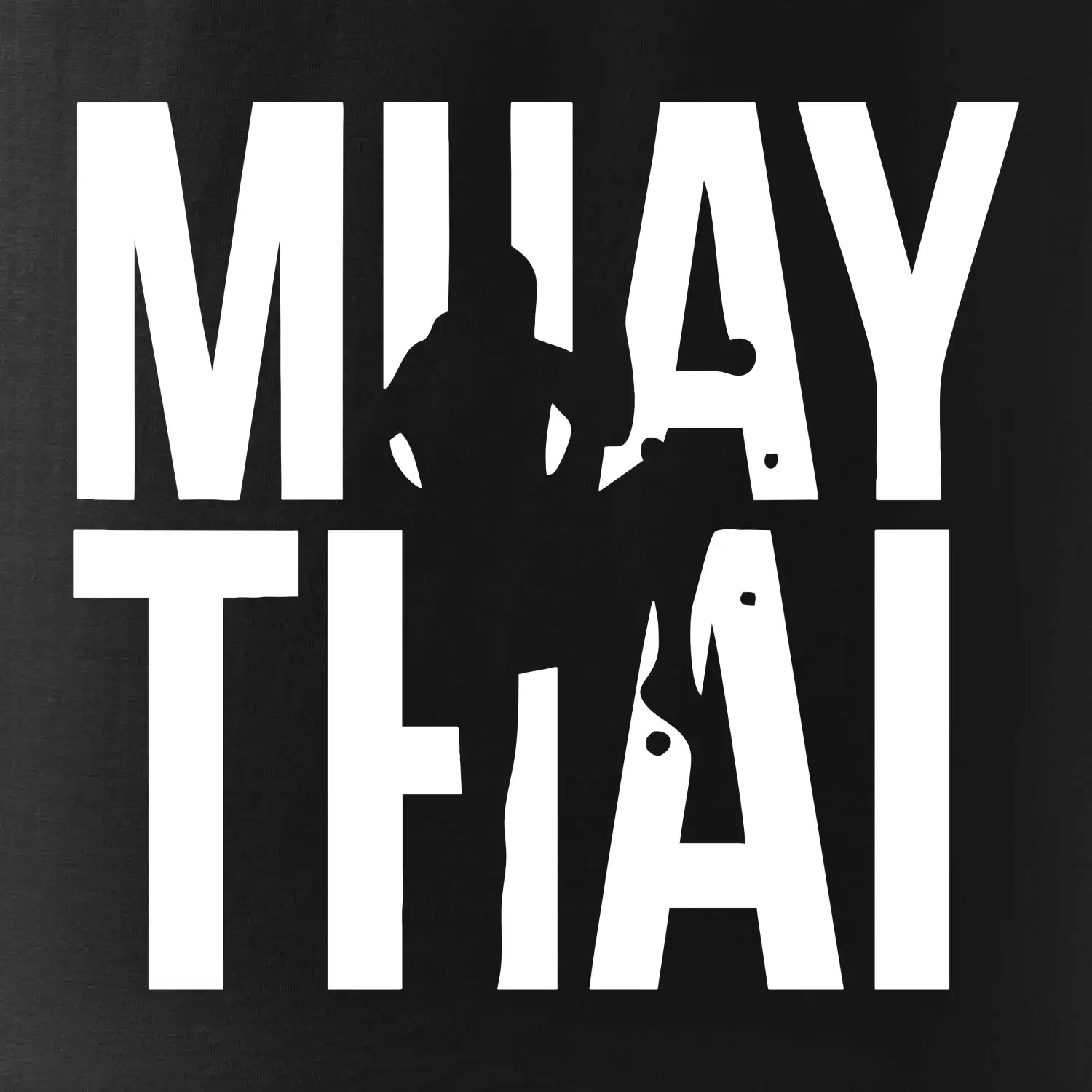 Nápis Muay Thai