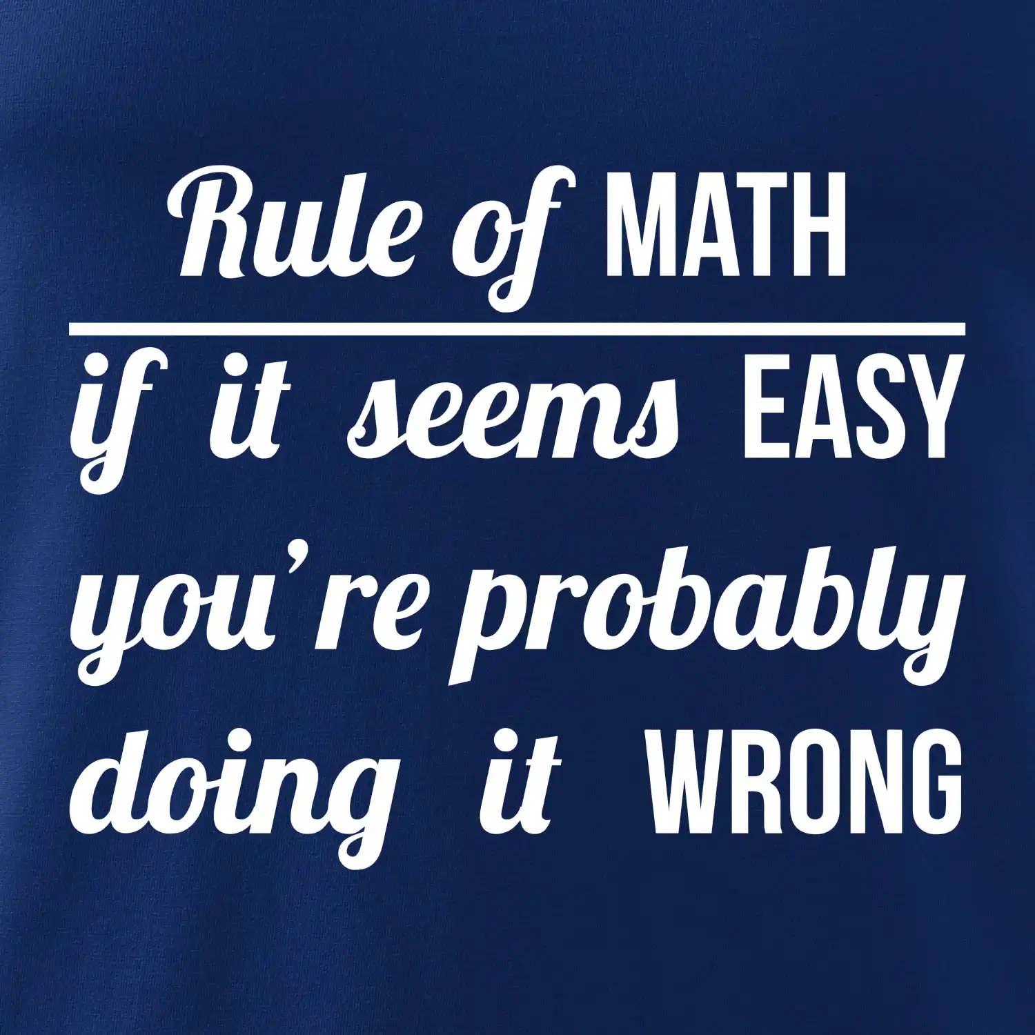 Rule of math