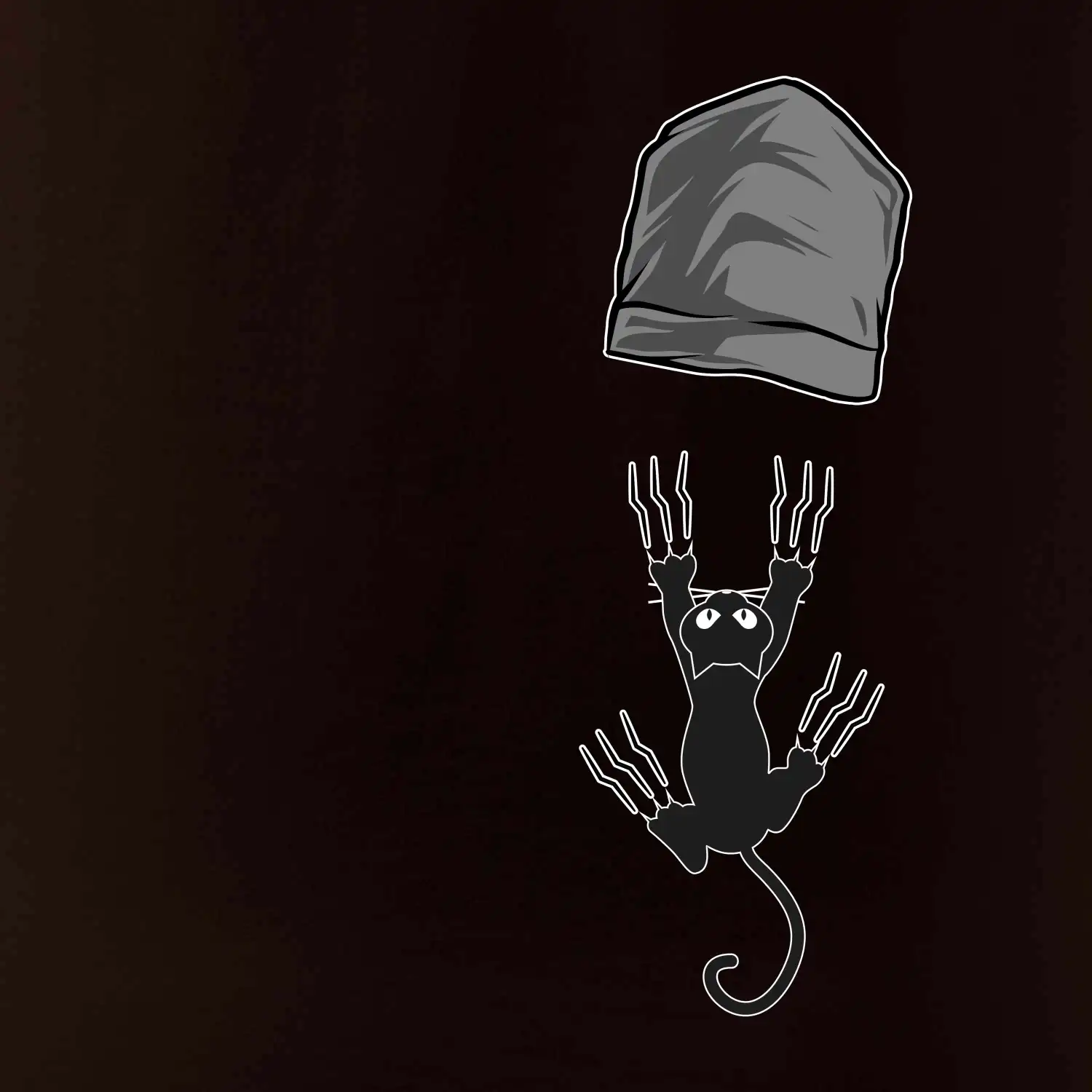 Kočka vypadla z kapsy