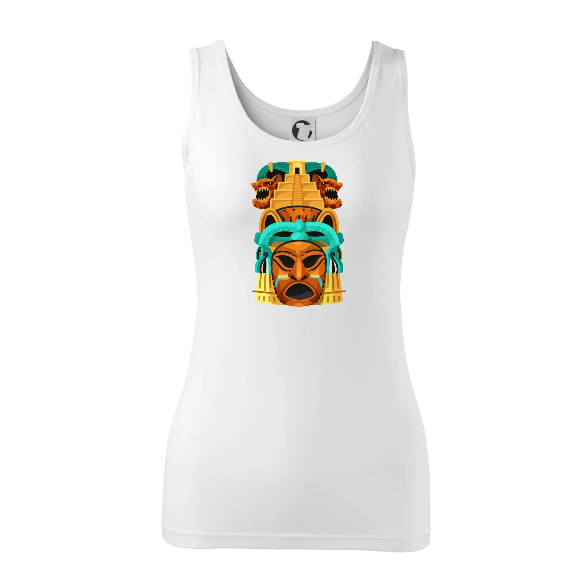 Mayové maska s pyramidou