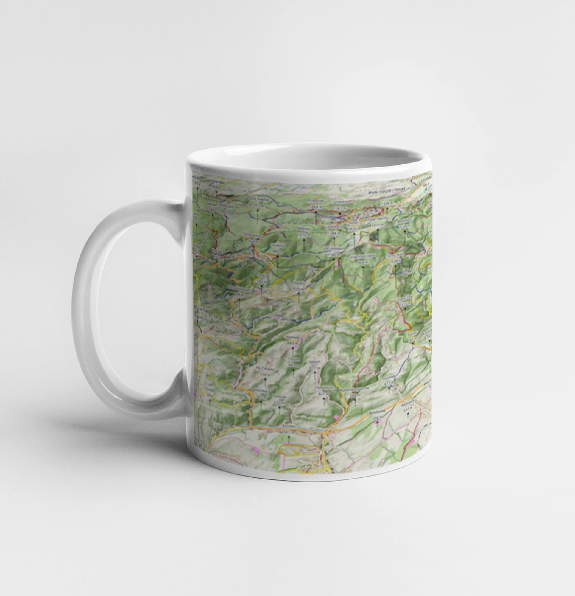 Hrnek - Krkonoše mapa