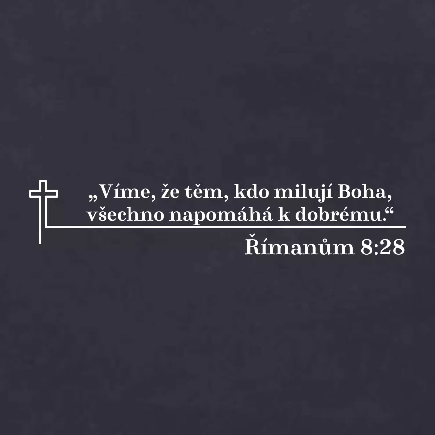 Citáty z bible - Římanům 8:28