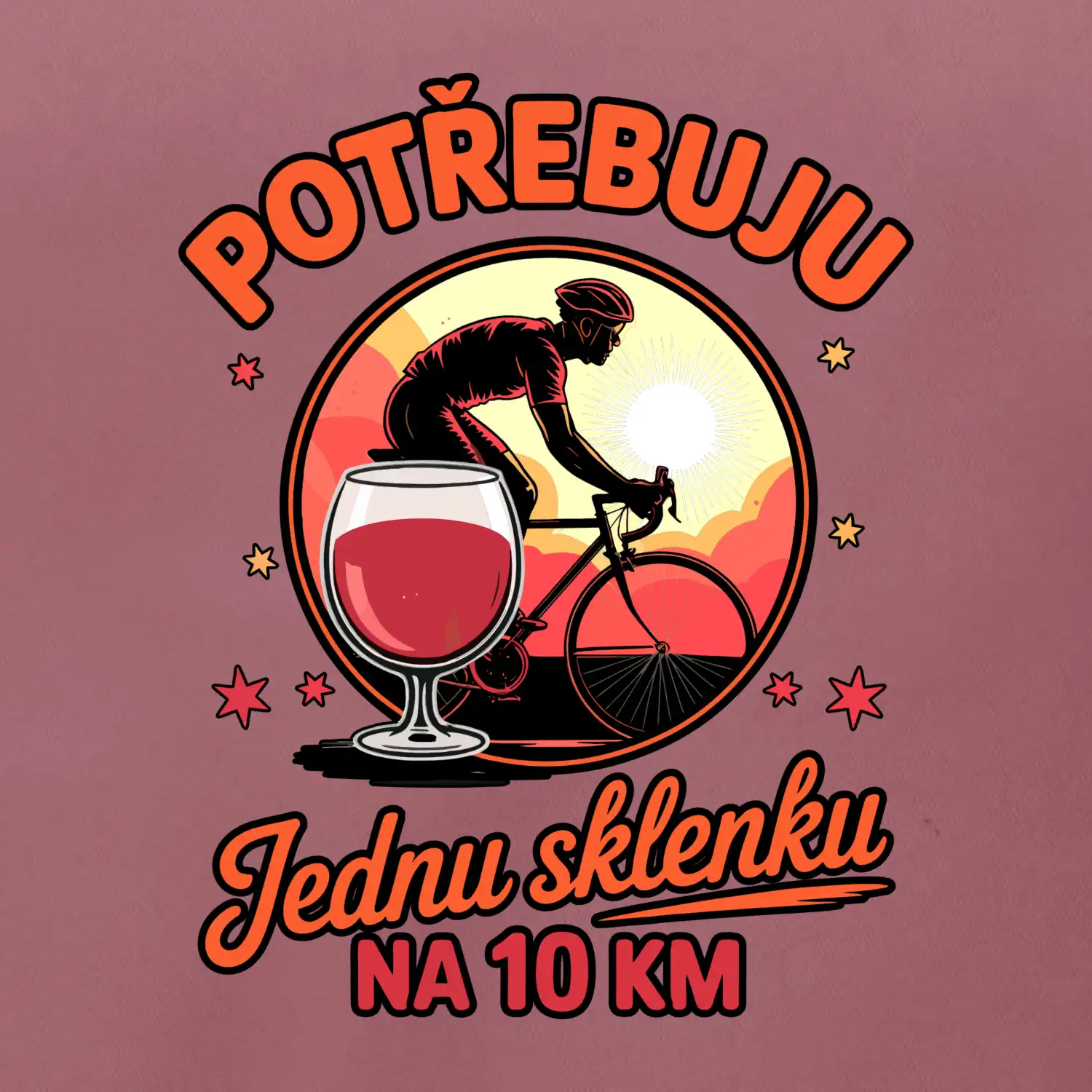 Potřebuju jednu sklenku na 10km