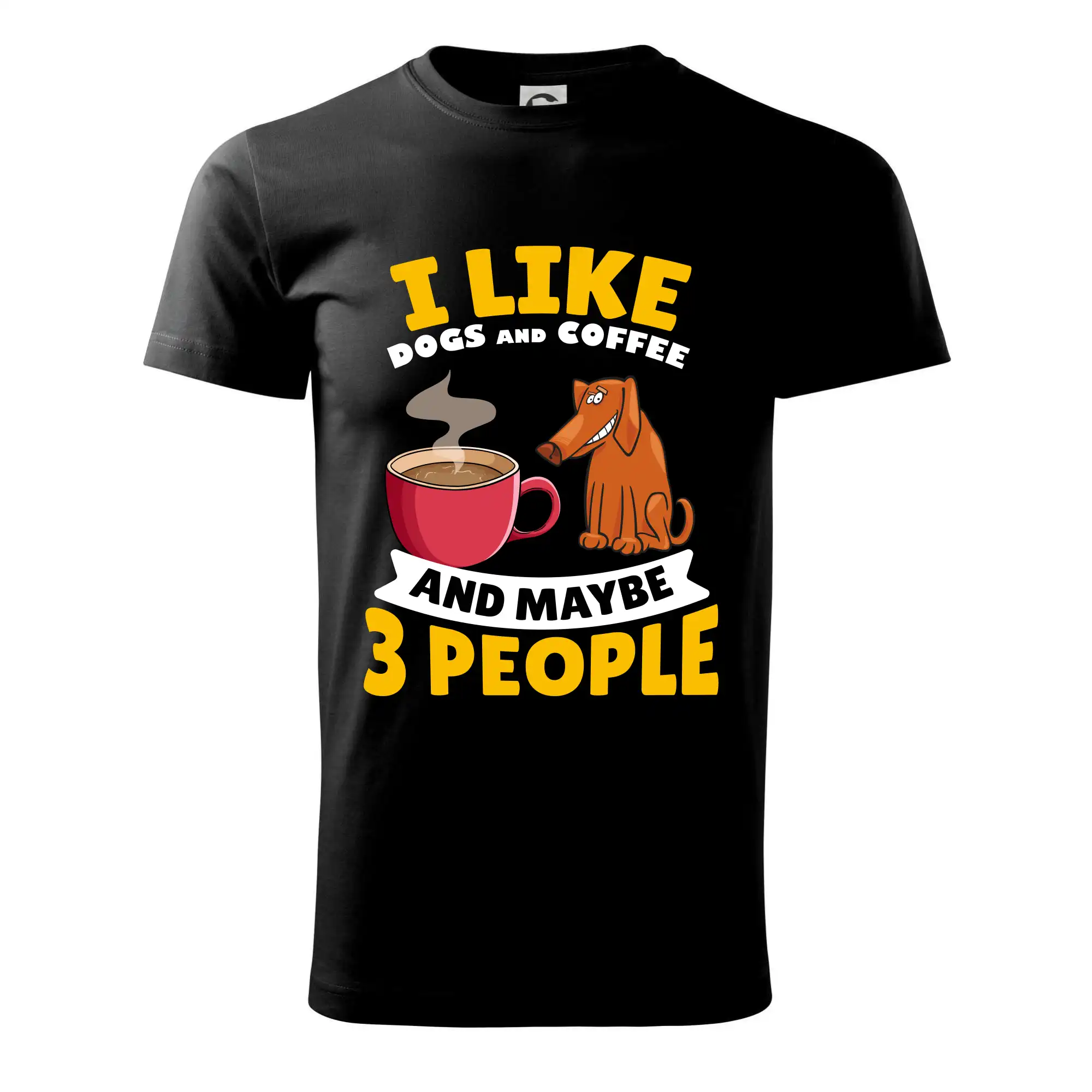 I like dogs and coffee and maybe 3 people