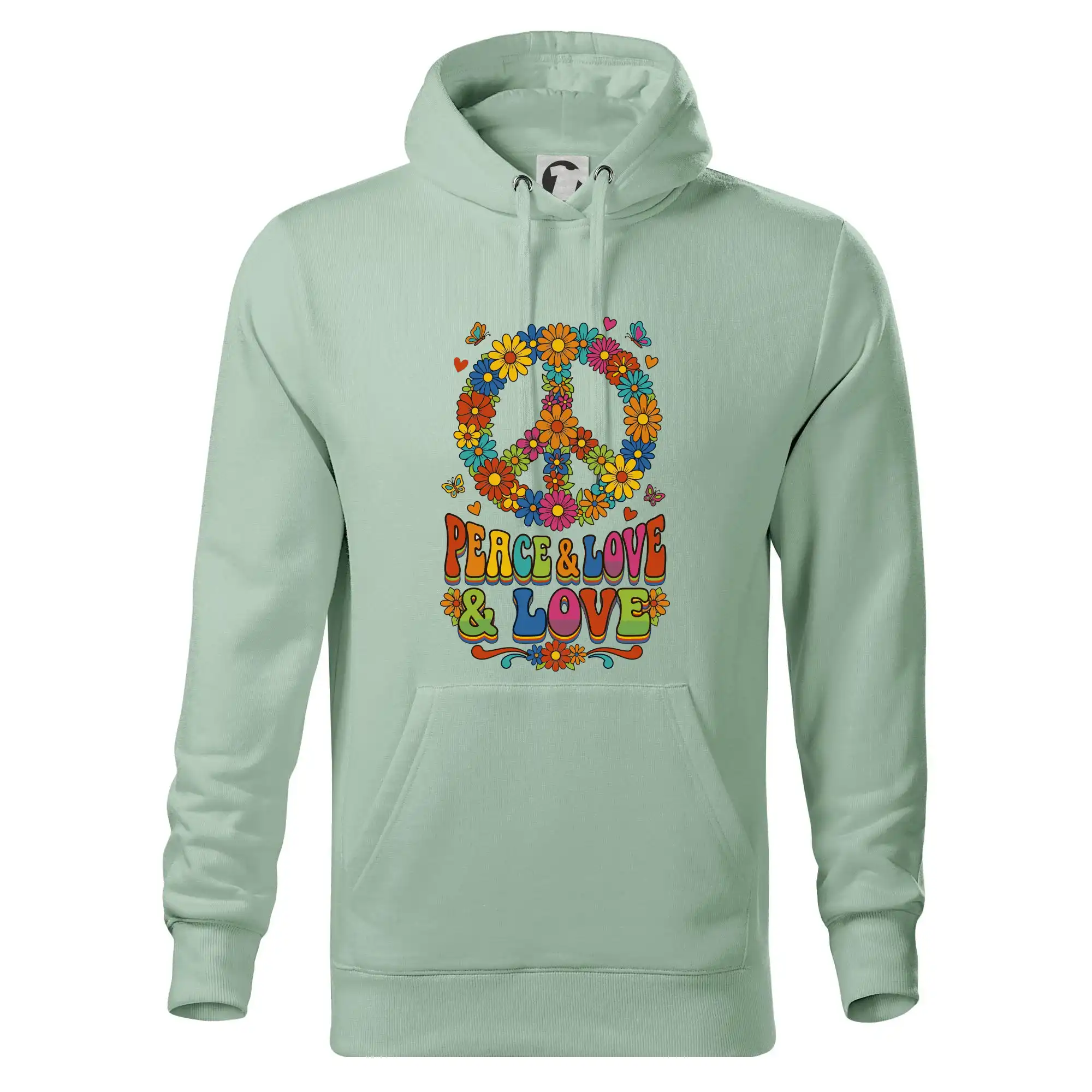 Peace and love - na výšku s květy