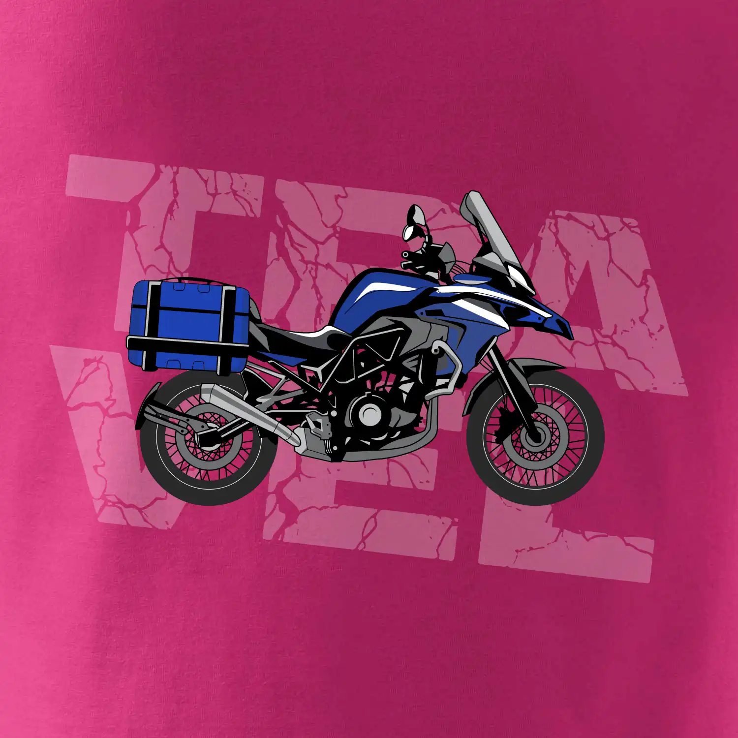 Cestovní enduro modré