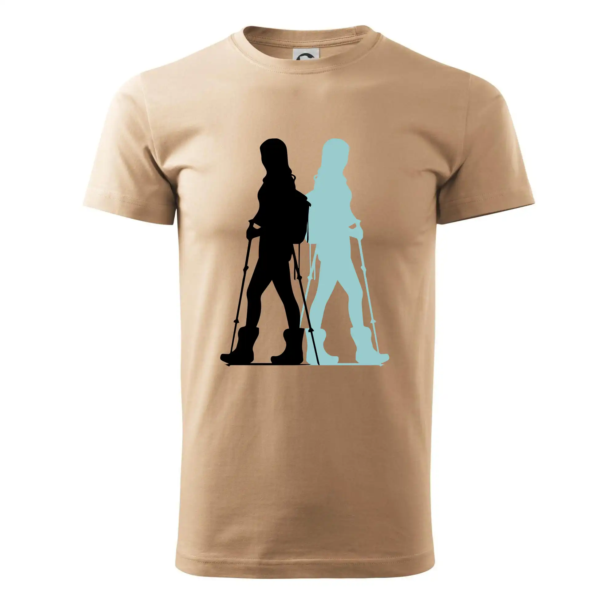 Nordic walking figury - žena