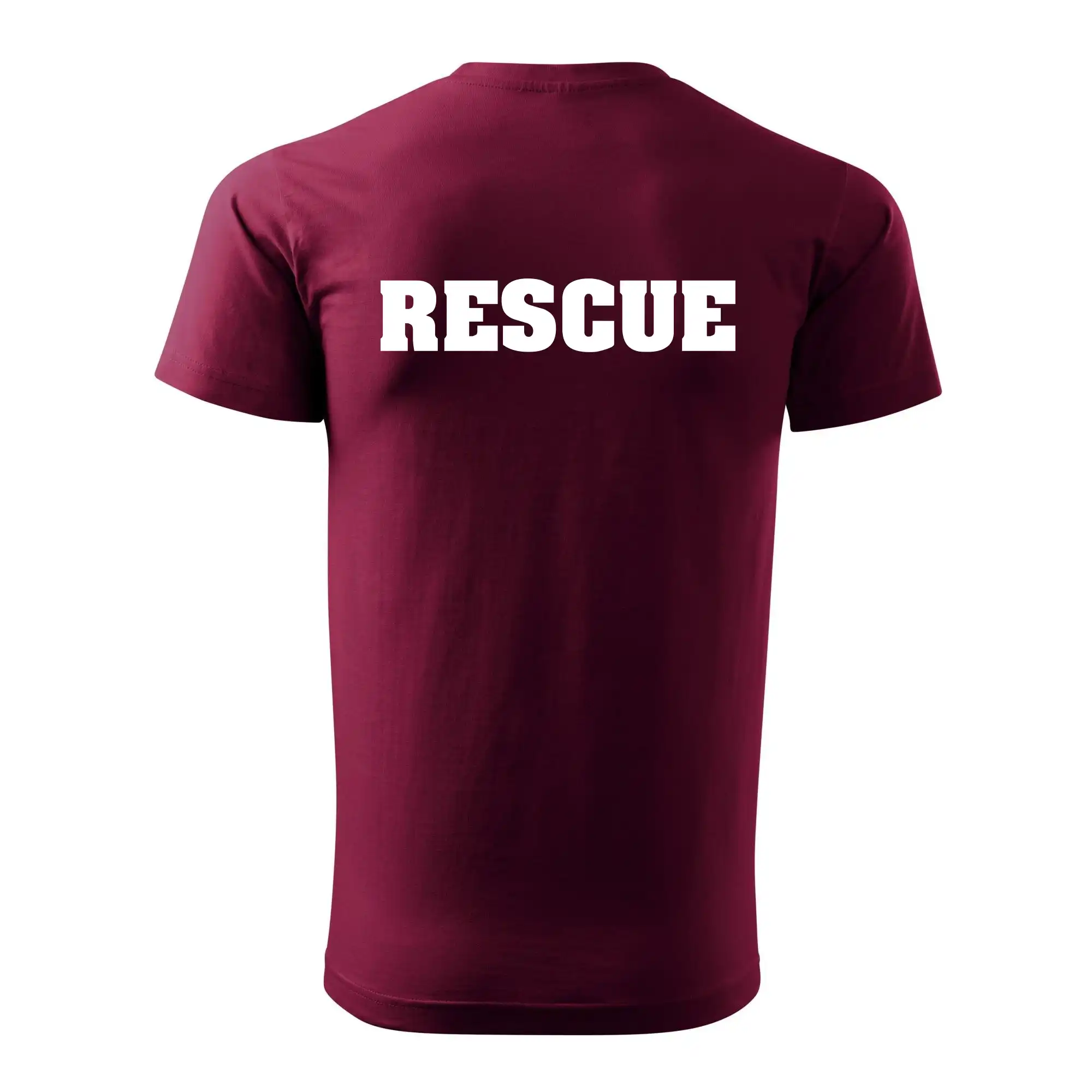 Rescue - Hvězda na prsu +  nápis na zádech