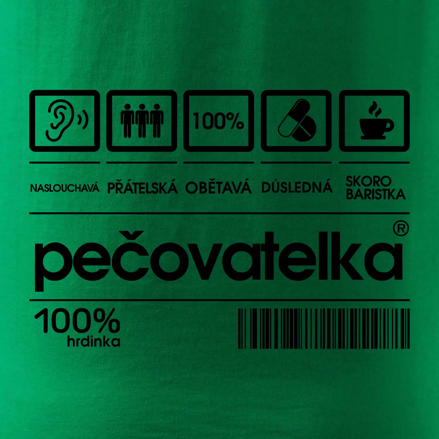 Čárový kód - pečovatelka