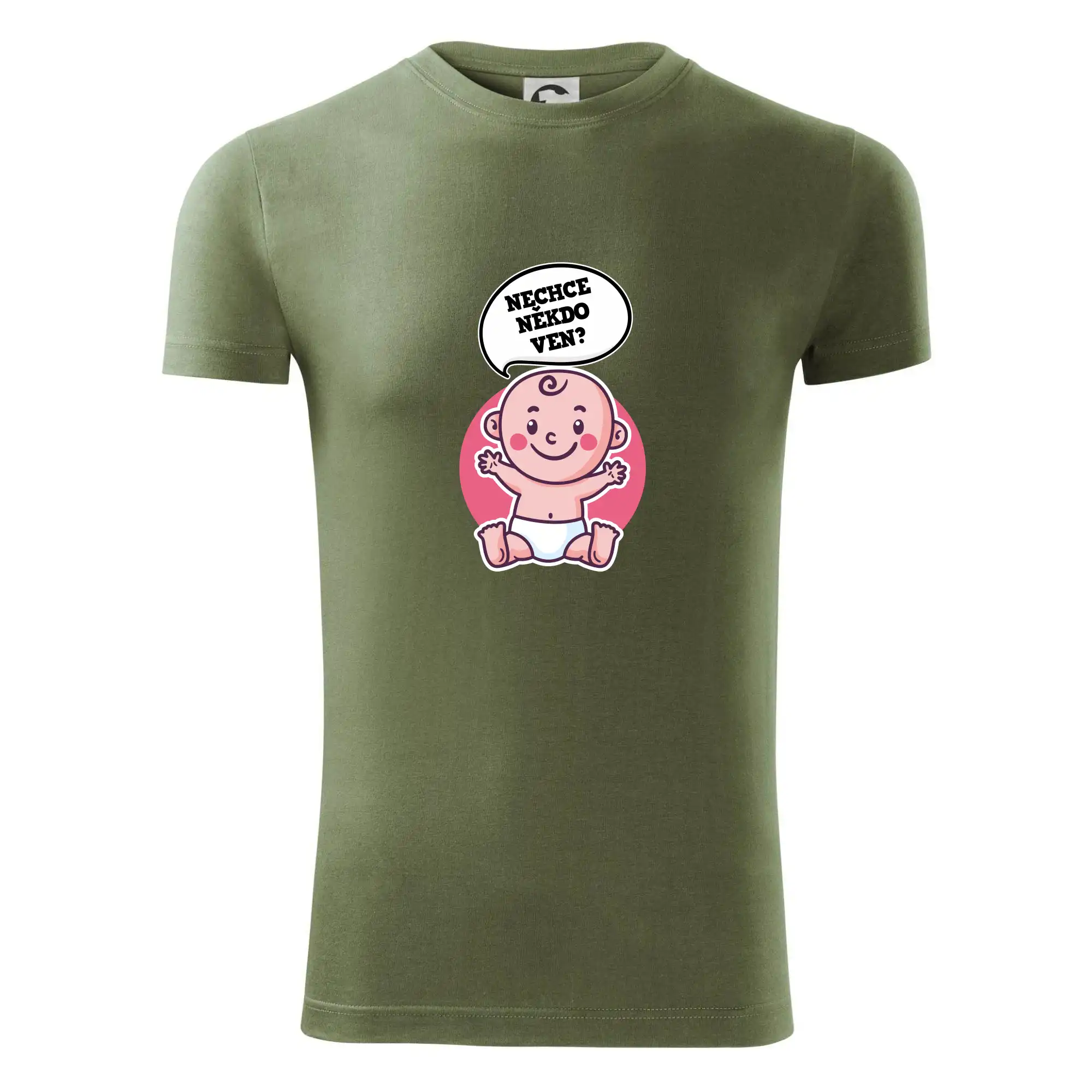 Nechce někdo ven - Triko pro porodní asistentku