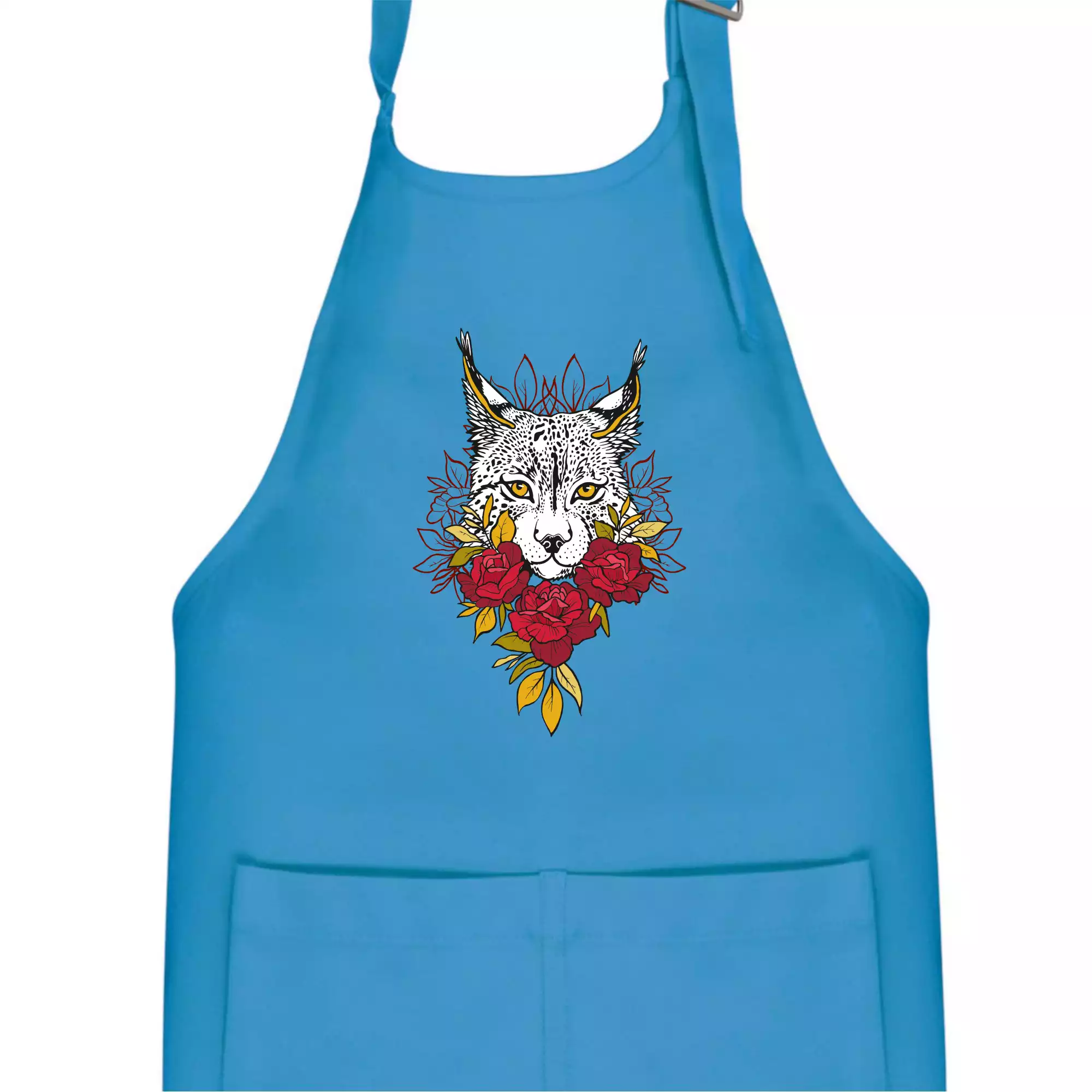 Rys s červenými růžemi  (Pecka design)