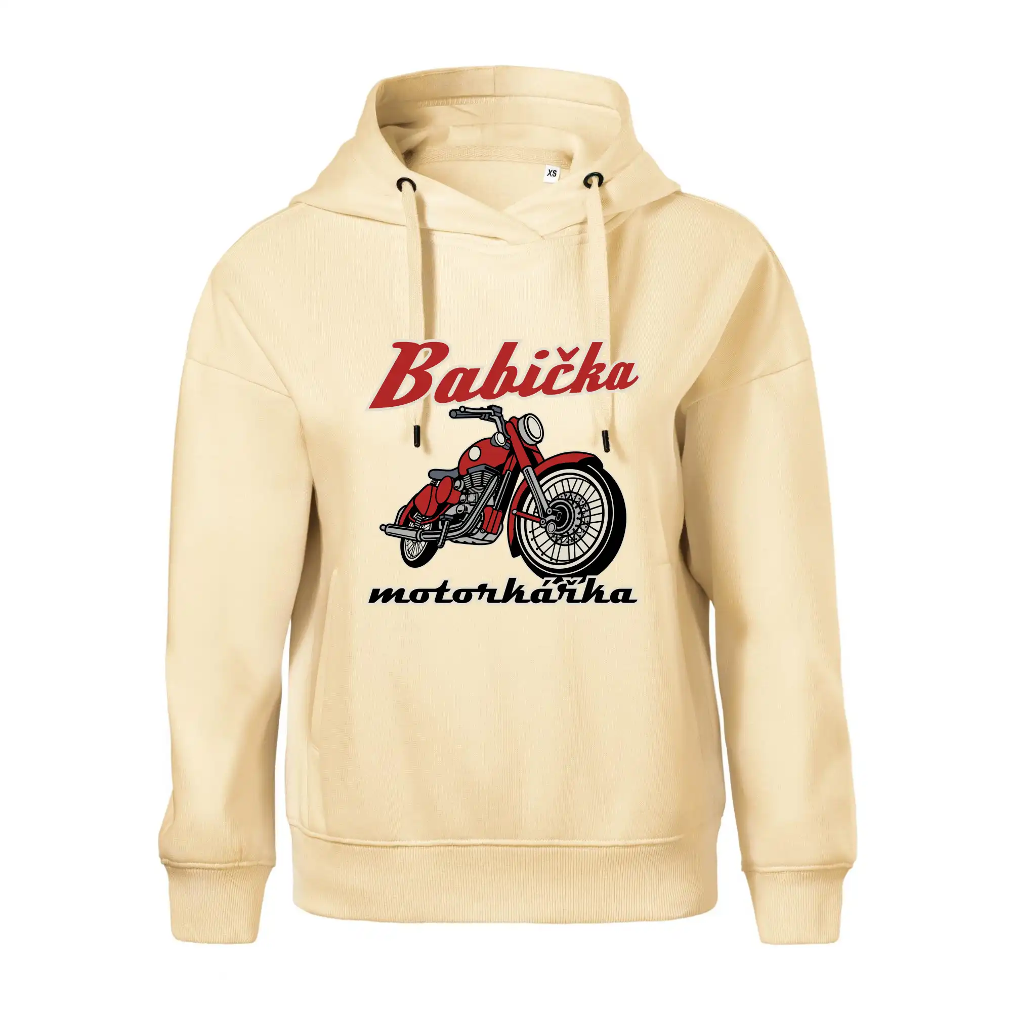 Babička motorkářka