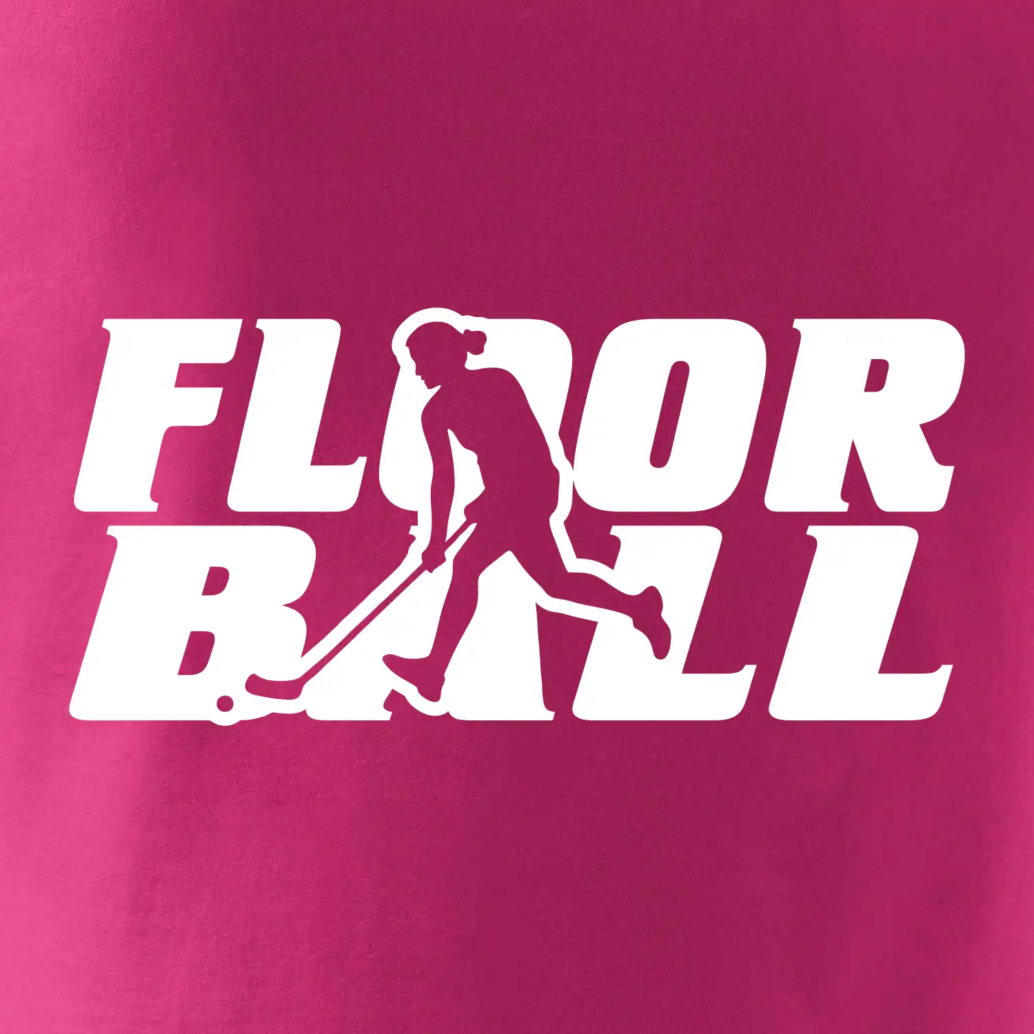 Floorball nápis rovný