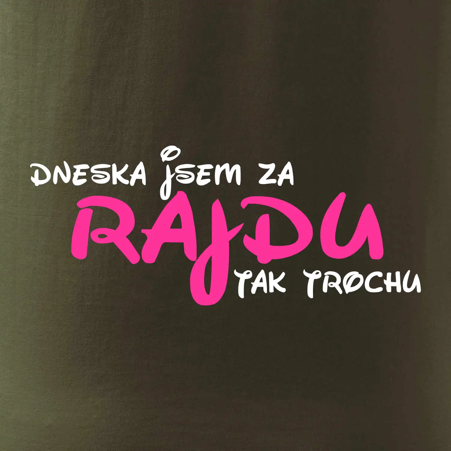 Dneska za rajdu, tak trochu - psací