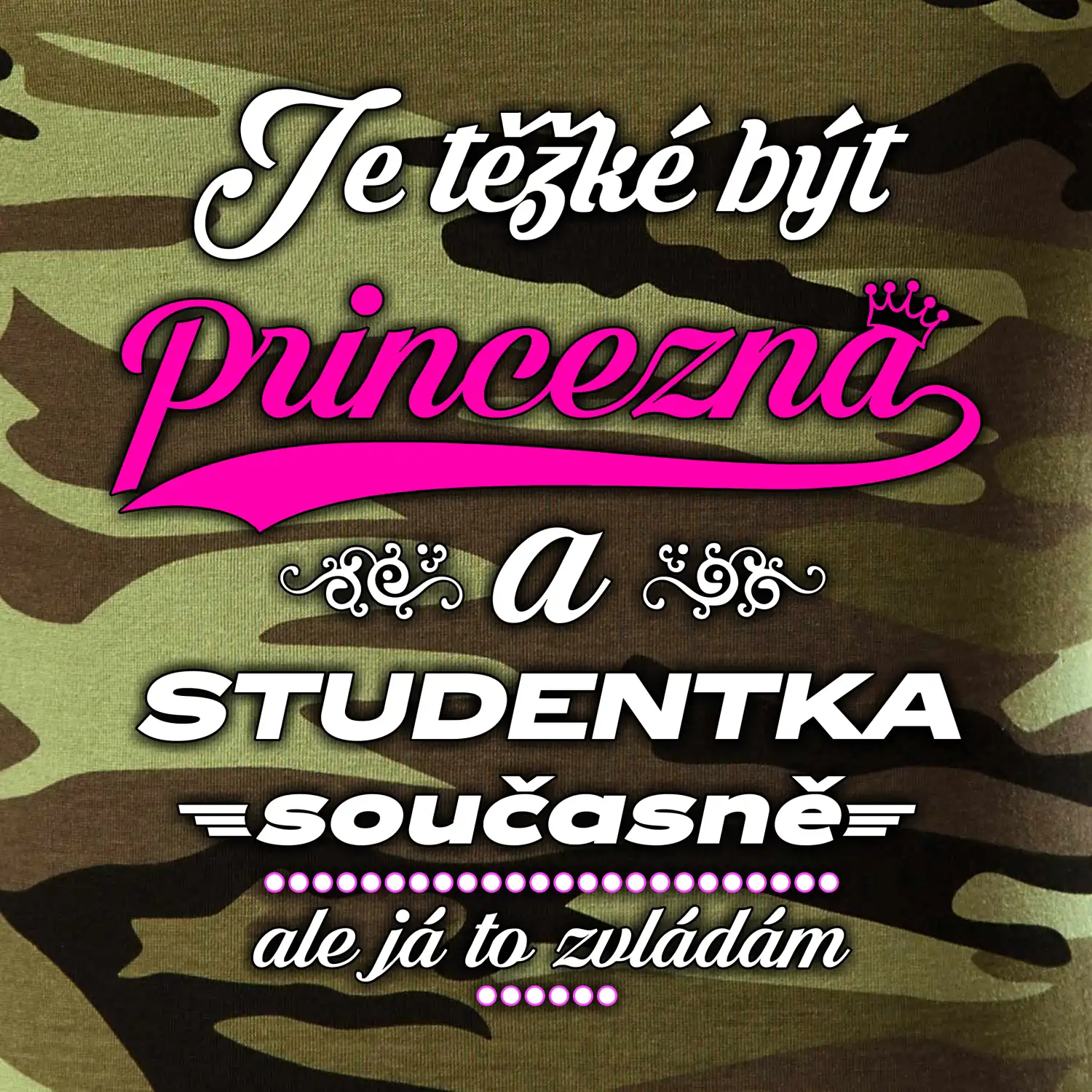 Je těžké být princezna - studentka