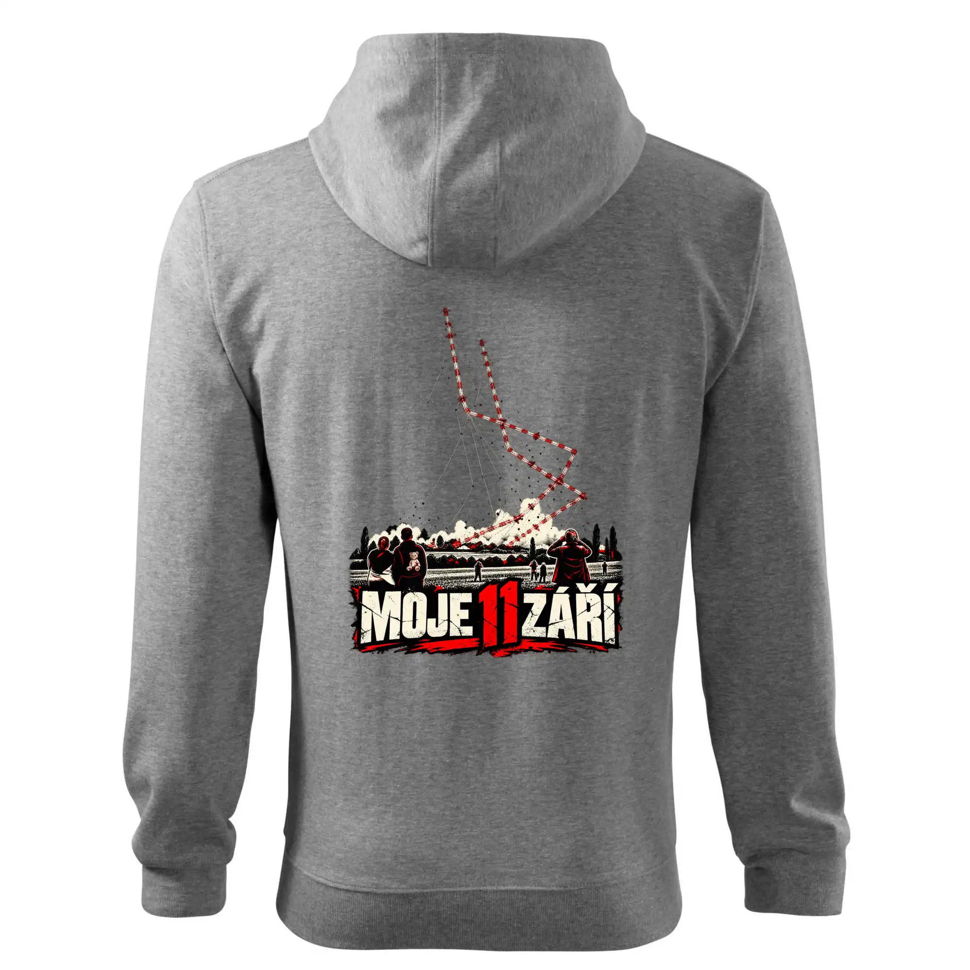 Liblice B demolice dvou stožárů moje 11 září dramatický potisk