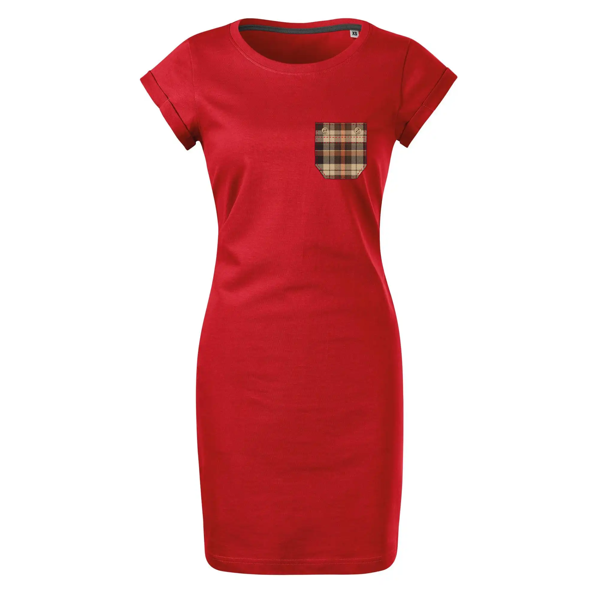 Flanelové triko hnědé