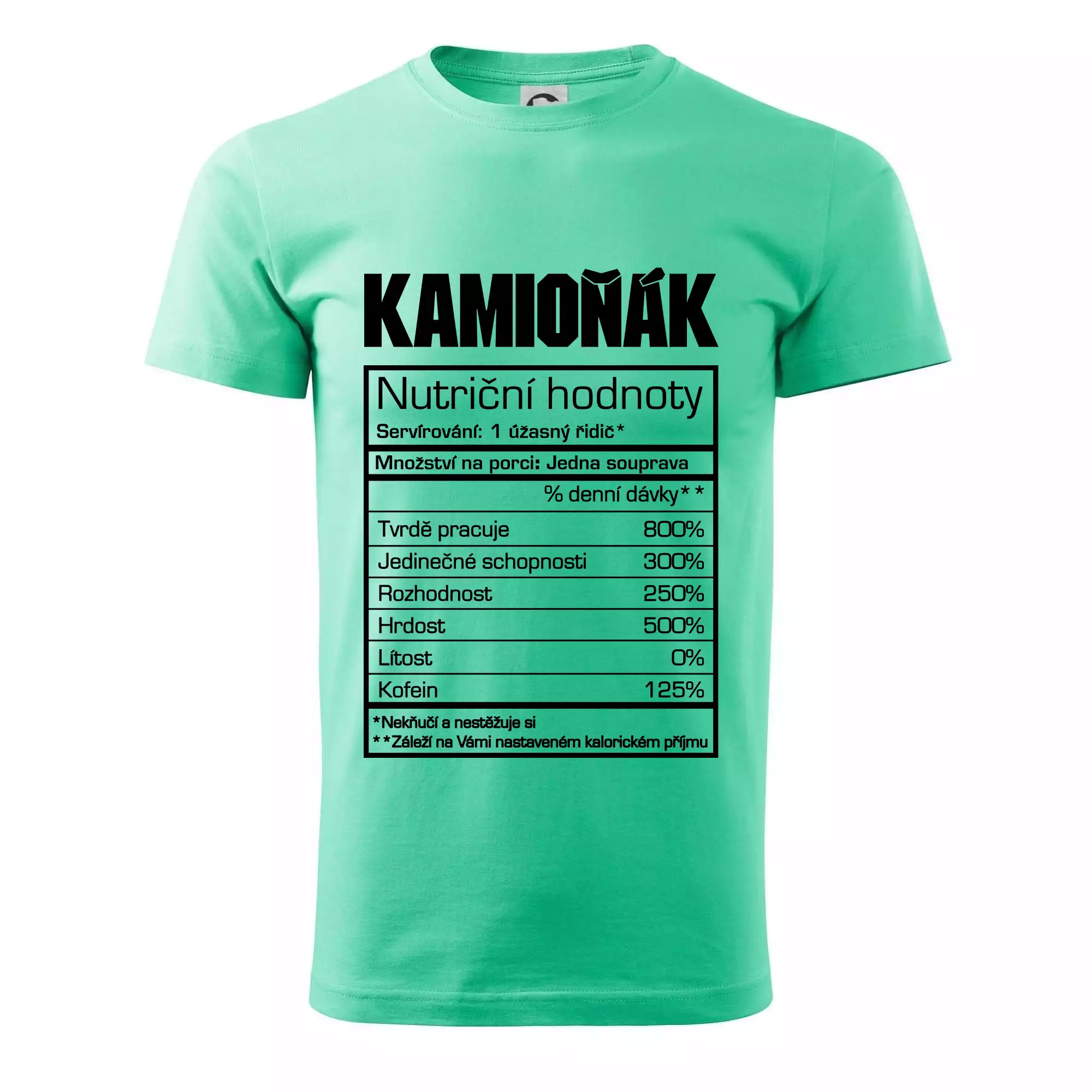 Nutriční hodnoty - Kamioňák