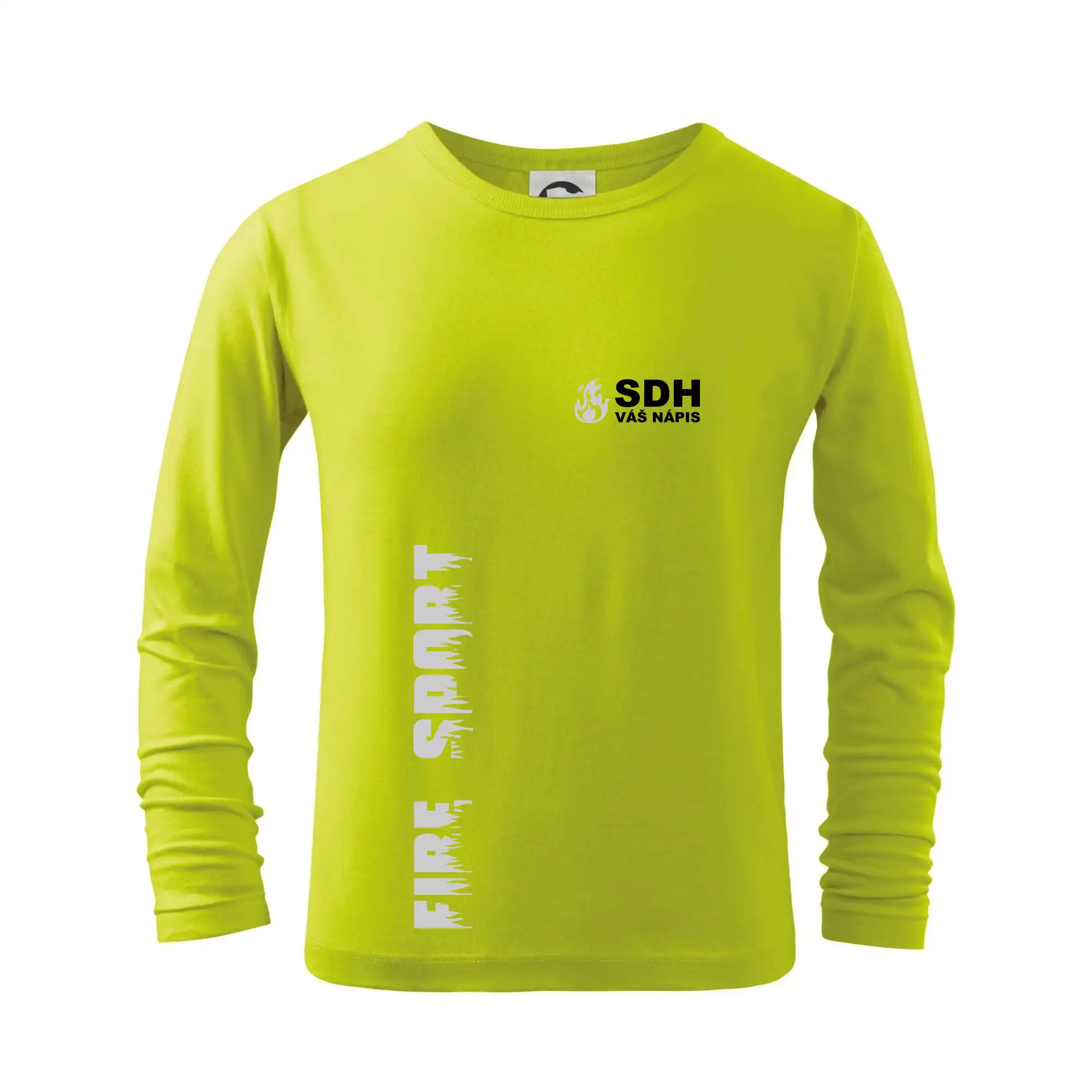 SDH REFLEXNÍ nápis (oheň, firesport, název sboru - vlastní nápis)