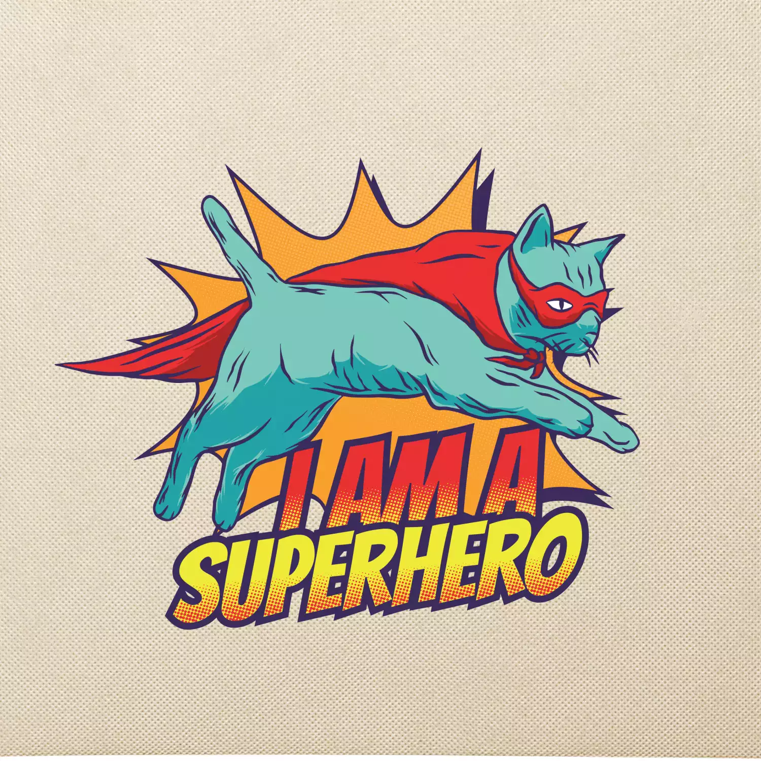 Kočka I am a Superhero