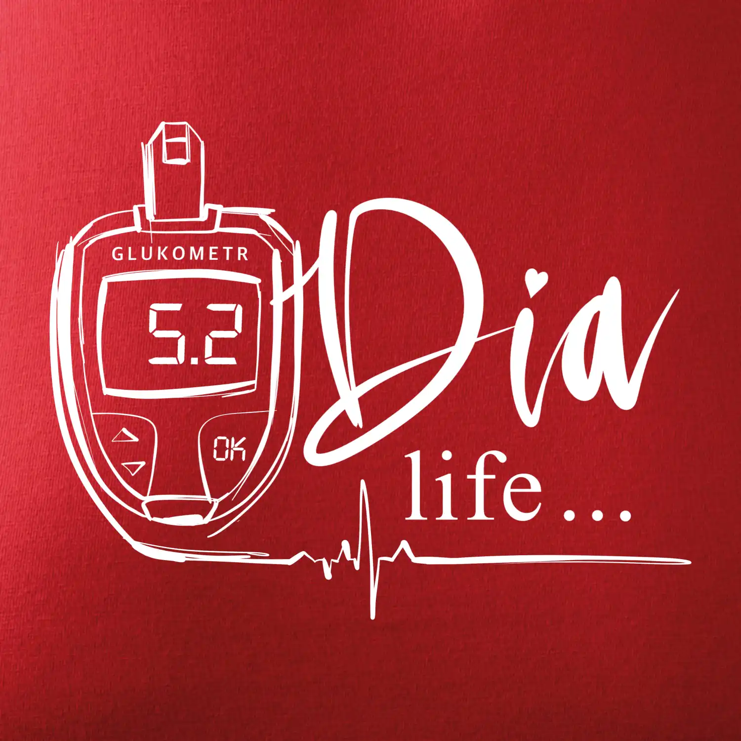 D I A Life - kreslený glukometr