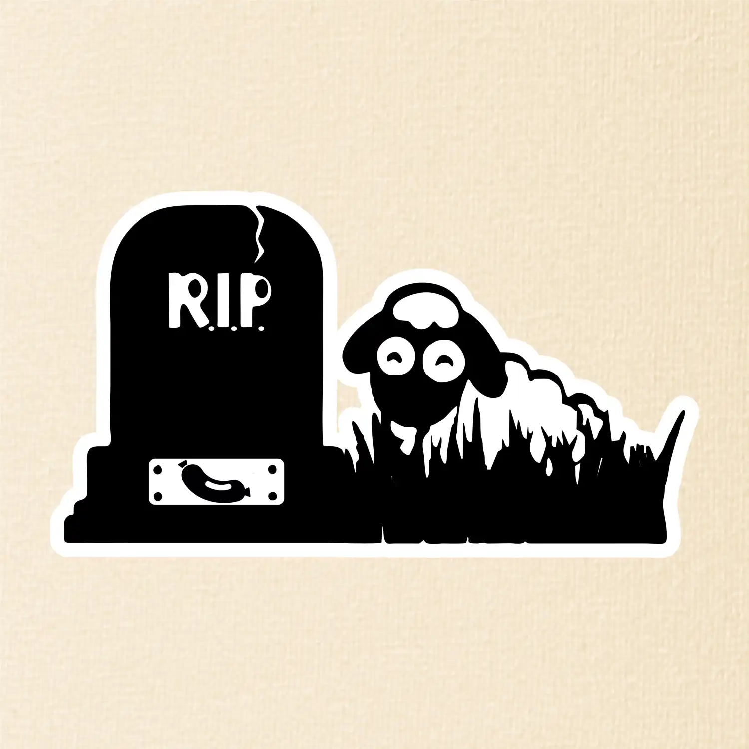 RIP - Náhrobek - Jitrnice - Ovečka